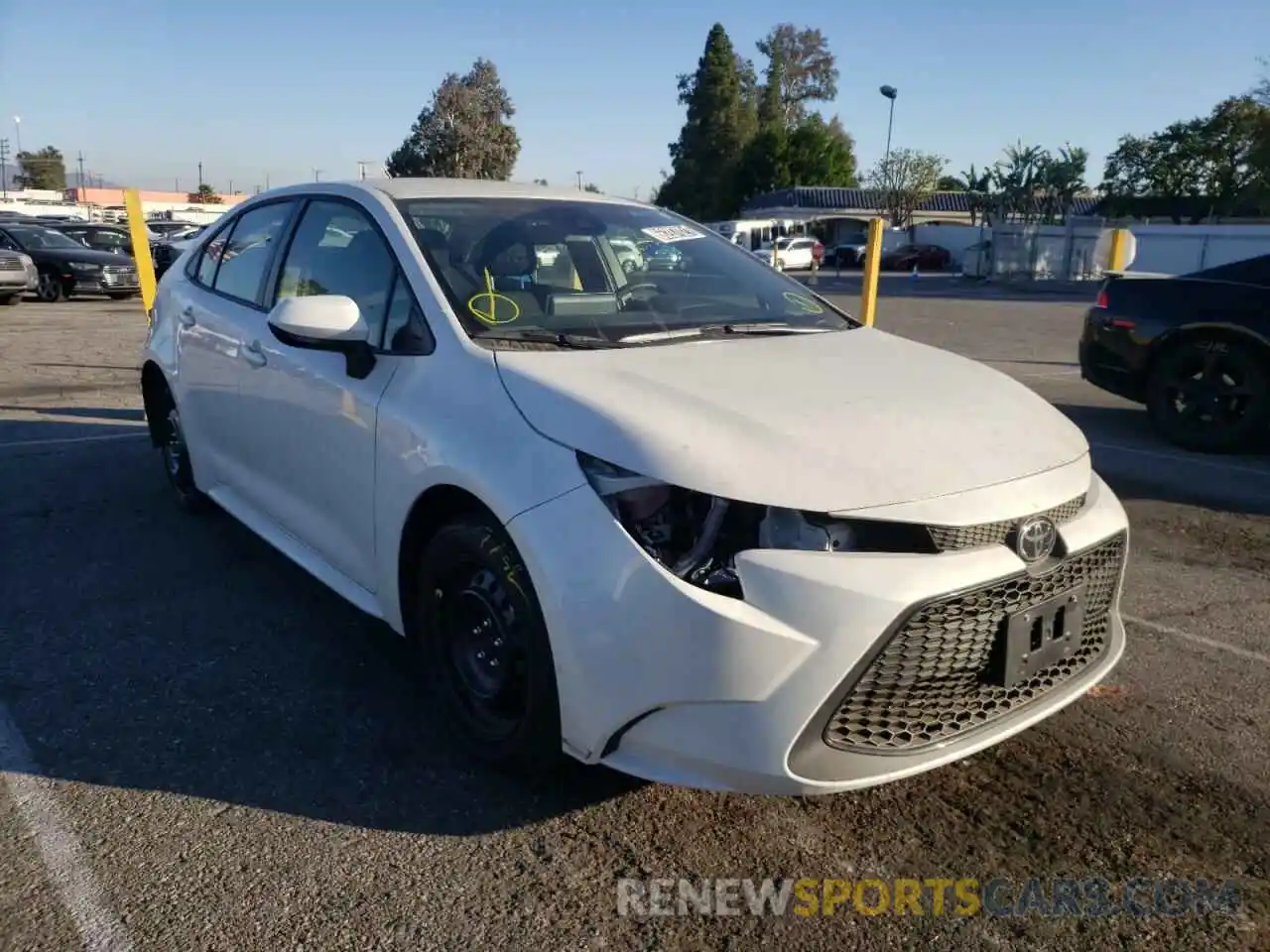 1 Photograph of a damaged car JTDEPMAE2MJ176020 TOYOTA COROLLA 2021