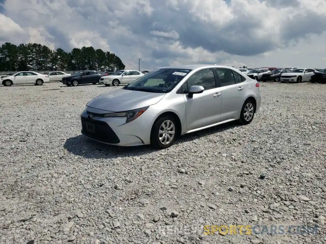 2 Photograph of a damaged car JTDEPMAE2MJ176096 TOYOTA COROLLA 2021