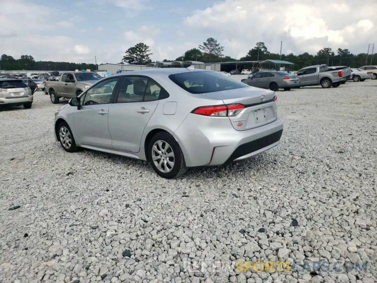 3 Photograph of a damaged car JTDEPMAE2MJ176096 TOYOTA COROLLA 2021