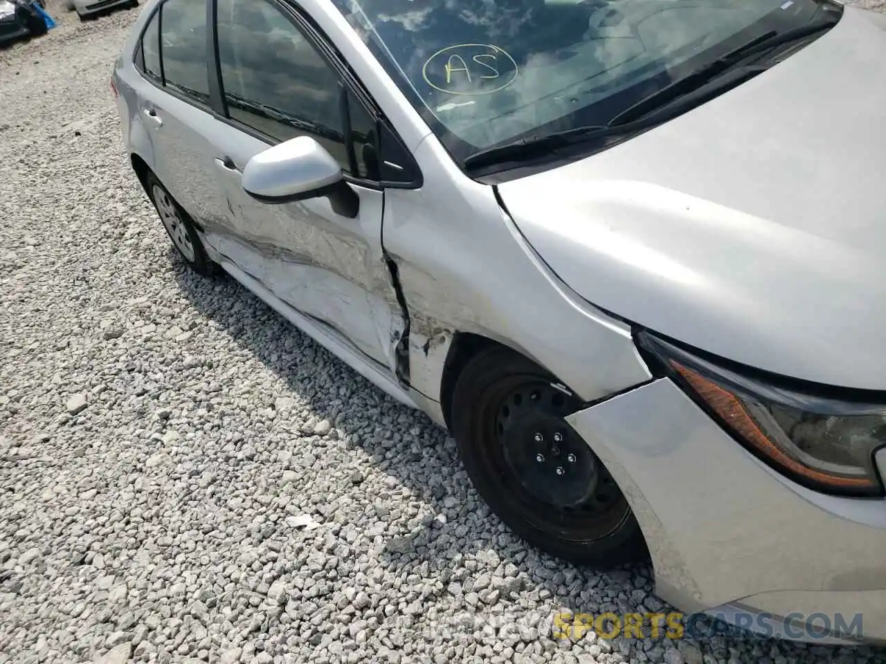 9 Photograph of a damaged car JTDEPMAE2MJ176096 TOYOTA COROLLA 2021