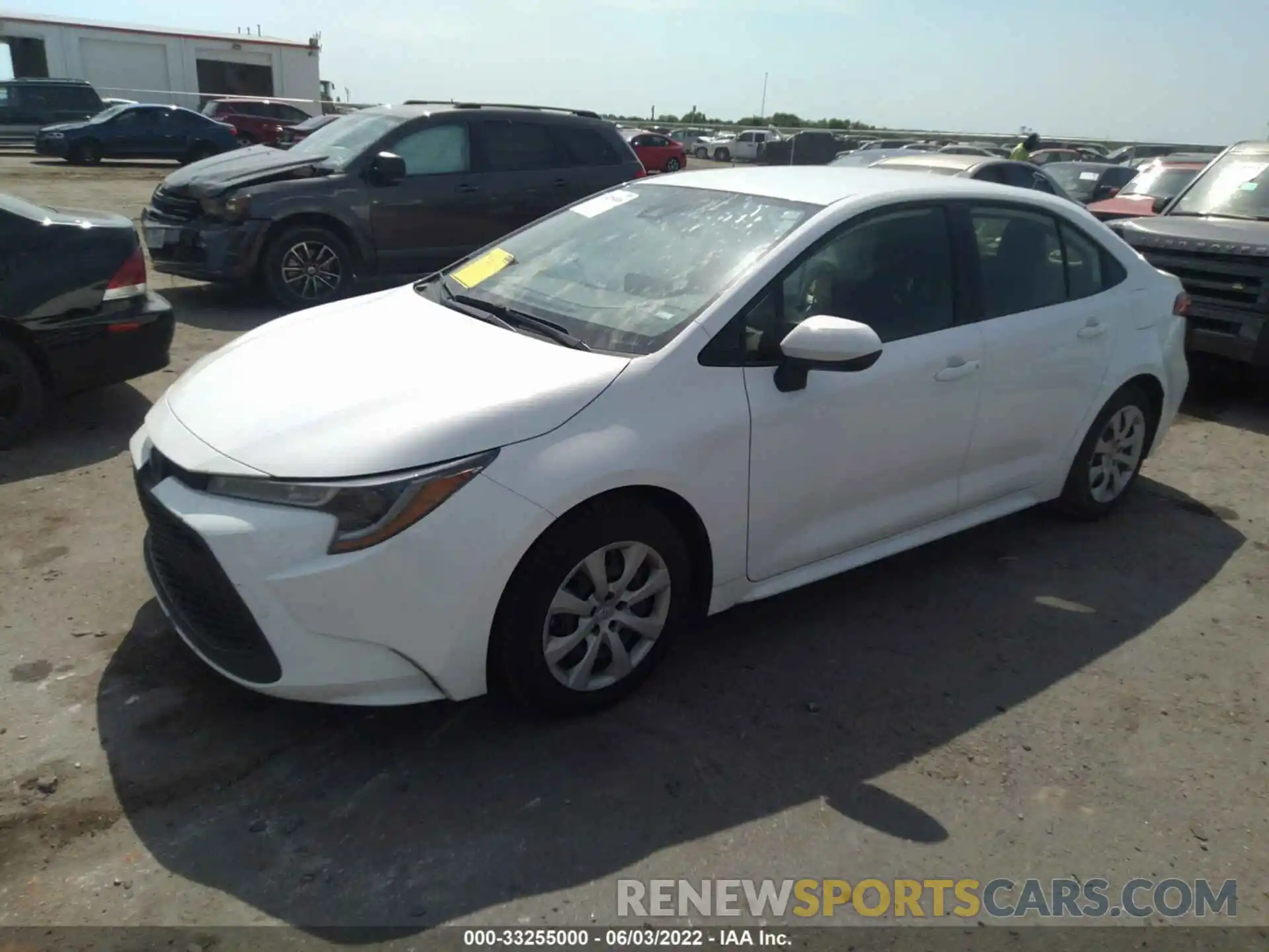 2 Photograph of a damaged car JTDEPMAE2MJ176132 TOYOTA COROLLA 2021