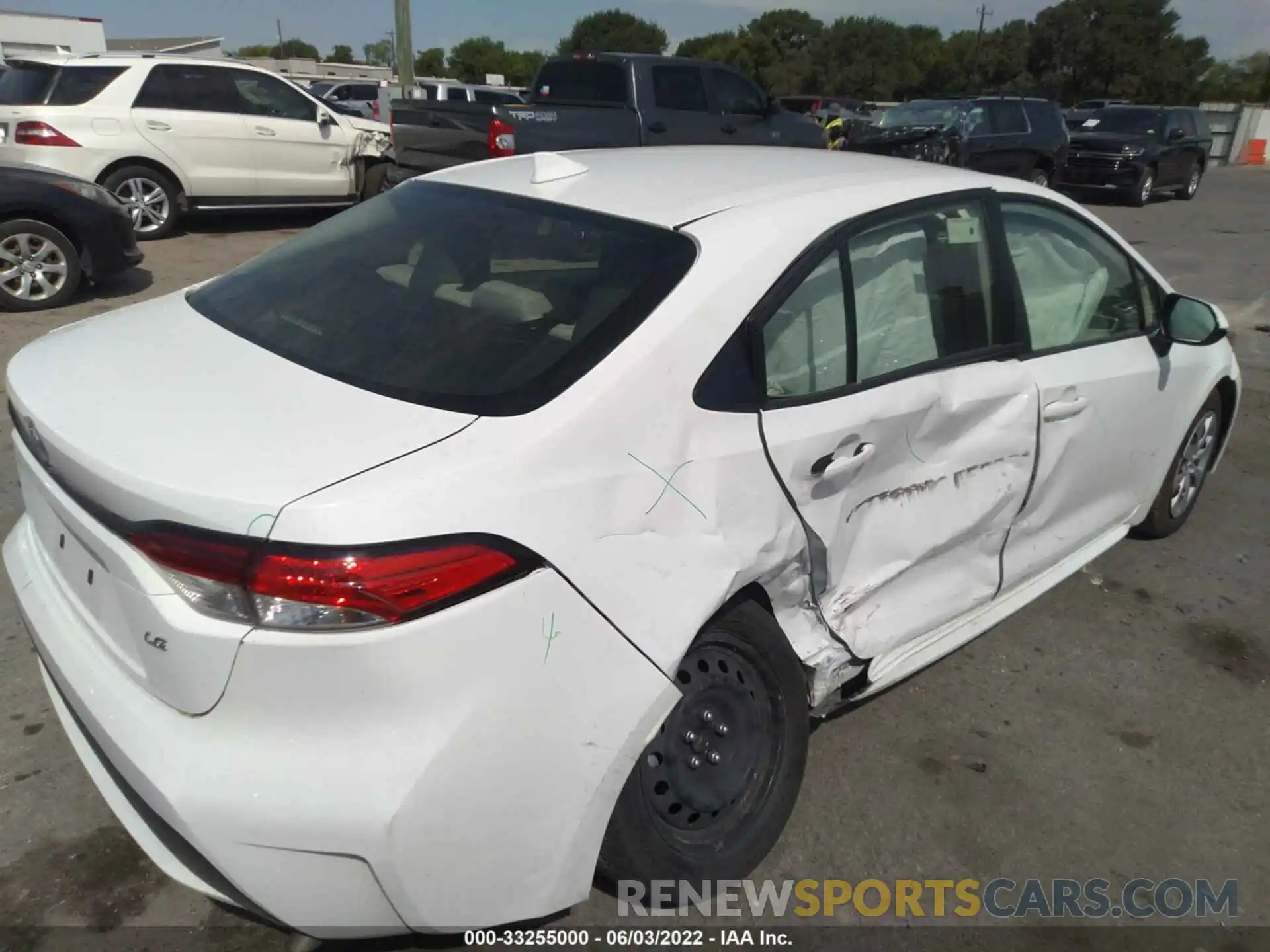 6 Photograph of a damaged car JTDEPMAE2MJ176132 TOYOTA COROLLA 2021