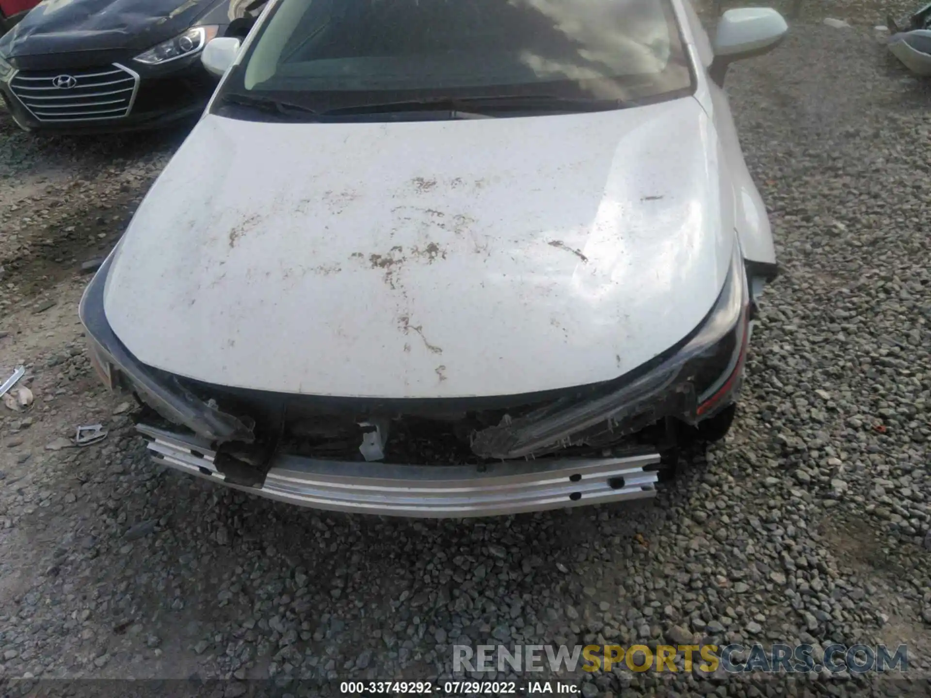 10 Photograph of a damaged car JTDEPMAE2MJ176549 TOYOTA COROLLA 2021