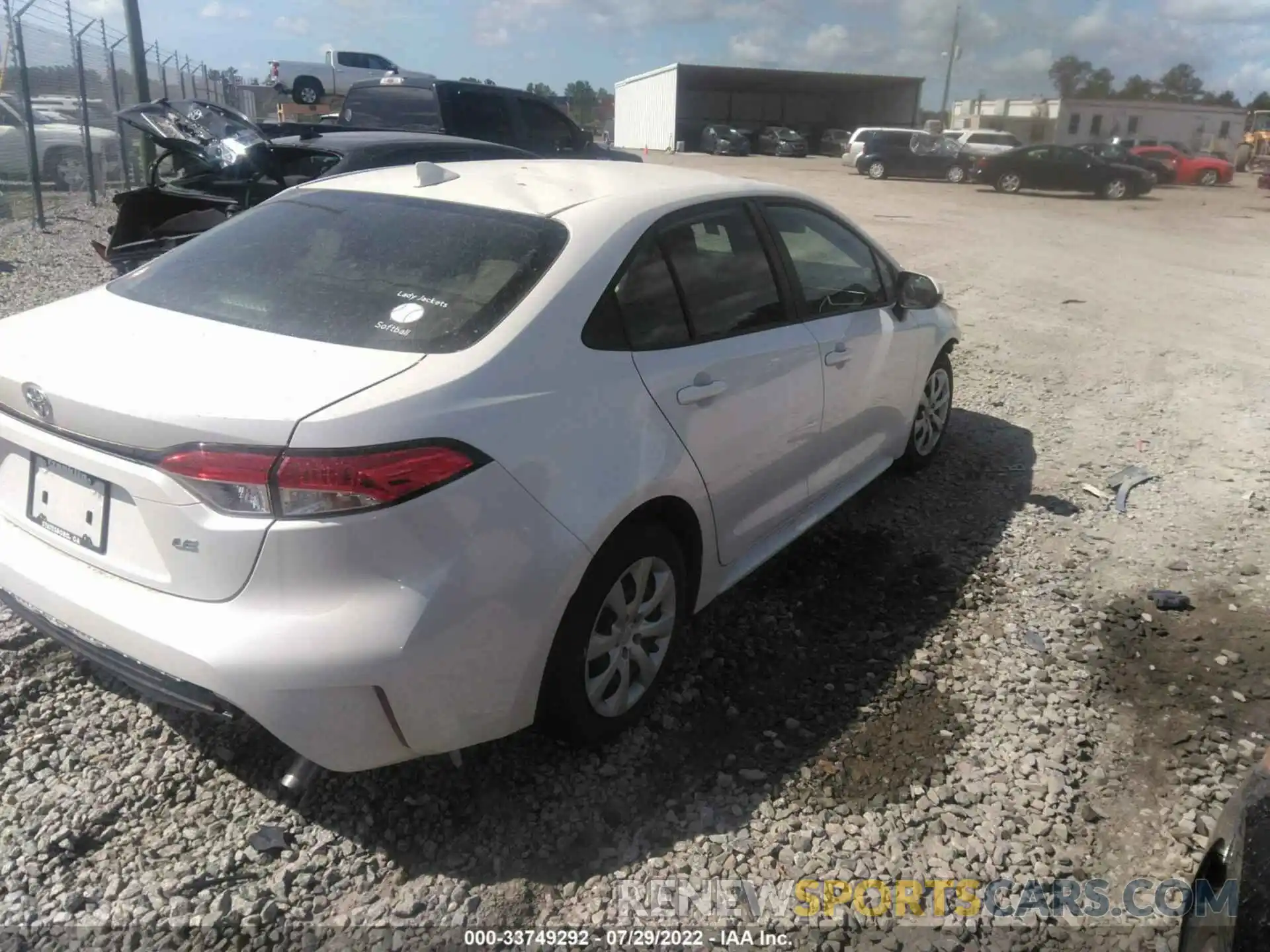 4 Photograph of a damaged car JTDEPMAE2MJ176549 TOYOTA COROLLA 2021