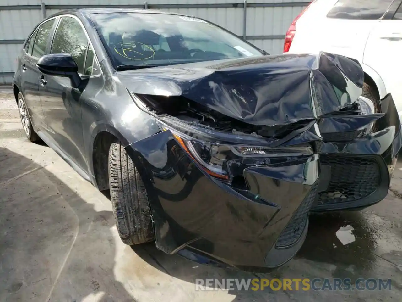 1 Photograph of a damaged car JTDEPMAE2MJ176972 TOYOTA COROLLA 2021