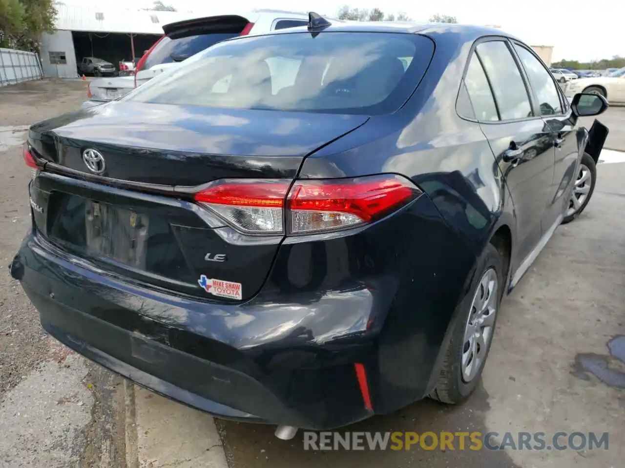 4 Photograph of a damaged car JTDEPMAE2MJ176972 TOYOTA COROLLA 2021