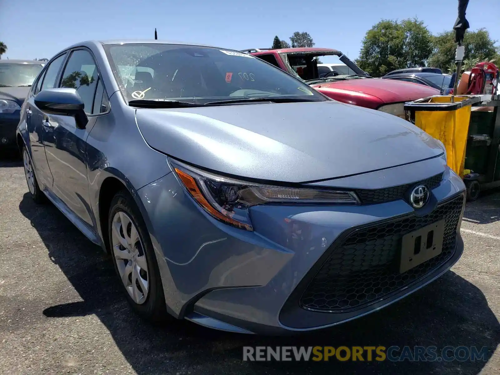 1 Photograph of a damaged car JTDEPMAE2MJ179080 TOYOTA COROLLA 2021