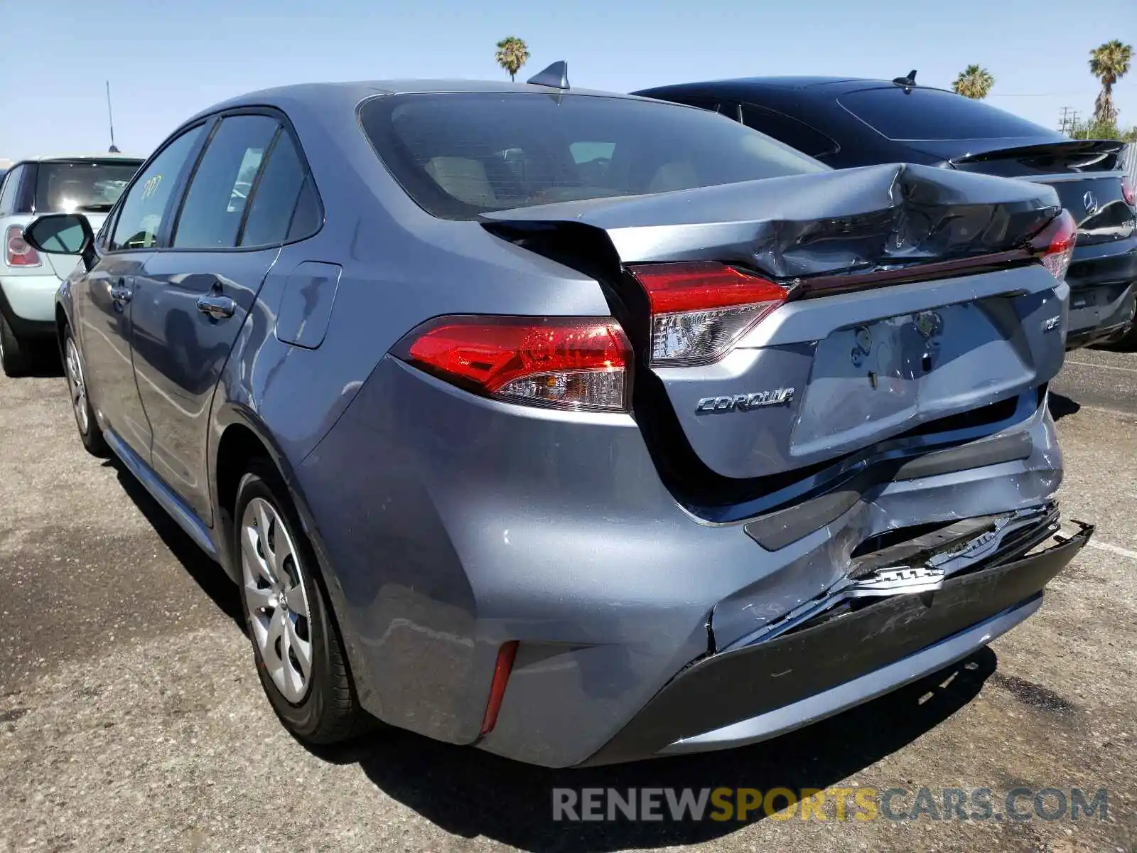 3 Photograph of a damaged car JTDEPMAE2MJ179080 TOYOTA COROLLA 2021