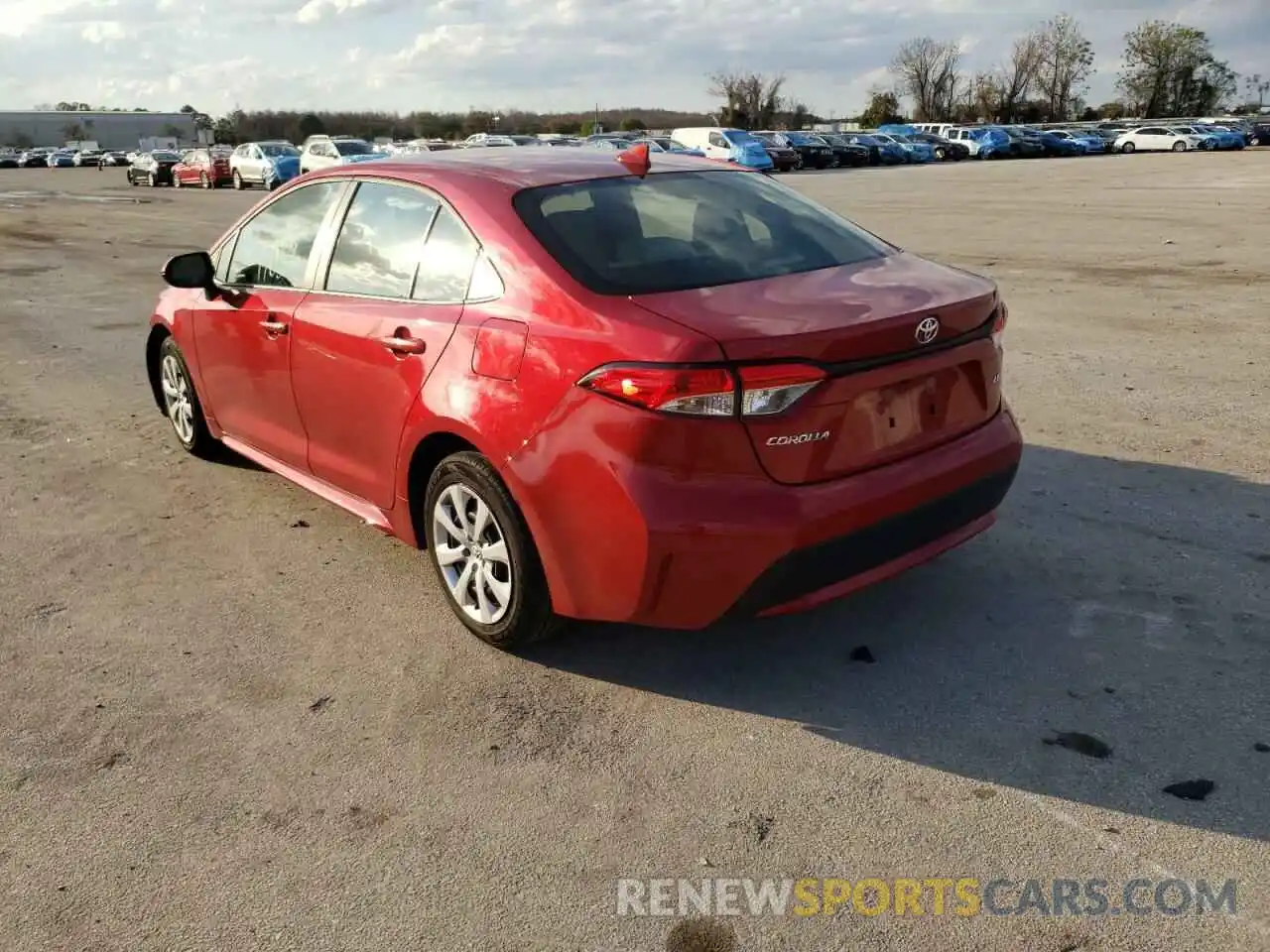 3 Photograph of a damaged car JTDEPMAE2MJ179211 TOYOTA COROLLA 2021