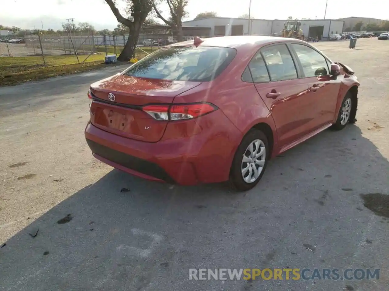 4 Photograph of a damaged car JTDEPMAE2MJ179211 TOYOTA COROLLA 2021