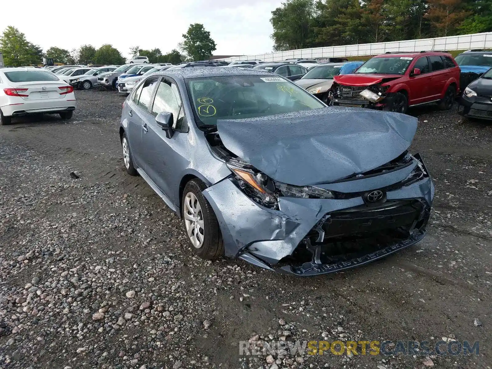 1 Photograph of a damaged car JTDEPMAE2MJ179810 TOYOTA COROLLA 2021