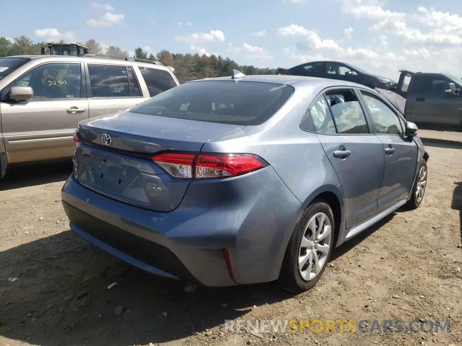 4 Photograph of a damaged car JTDEPMAE2MJ179810 TOYOTA COROLLA 2021