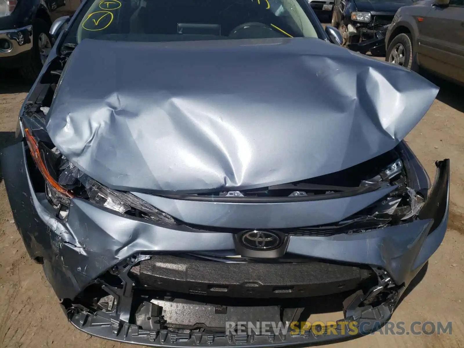 9 Photograph of a damaged car JTDEPMAE2MJ179810 TOYOTA COROLLA 2021