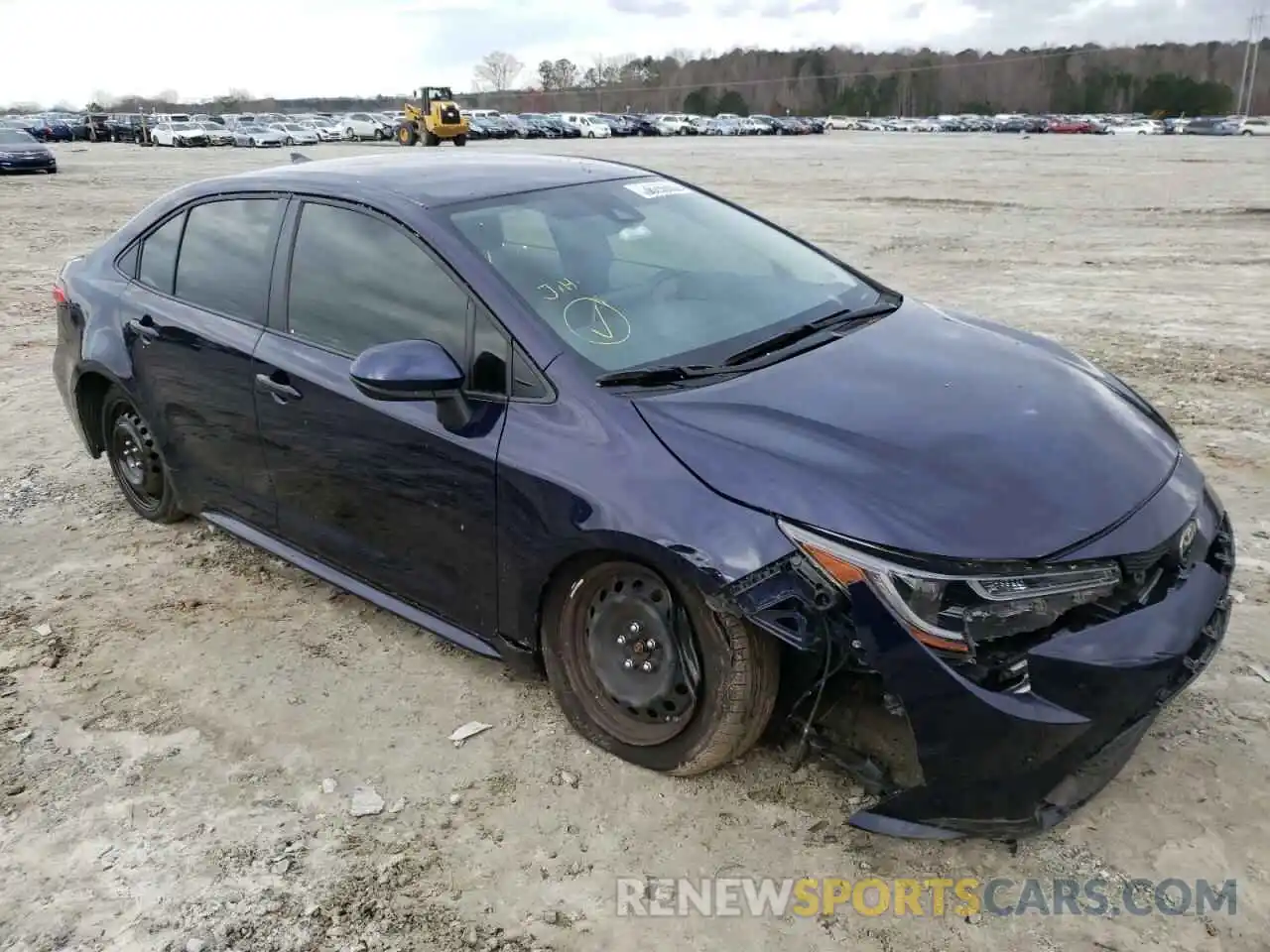 1 Photograph of a damaged car JTDEPMAE2MJ179922 TOYOTA COROLLA 2021