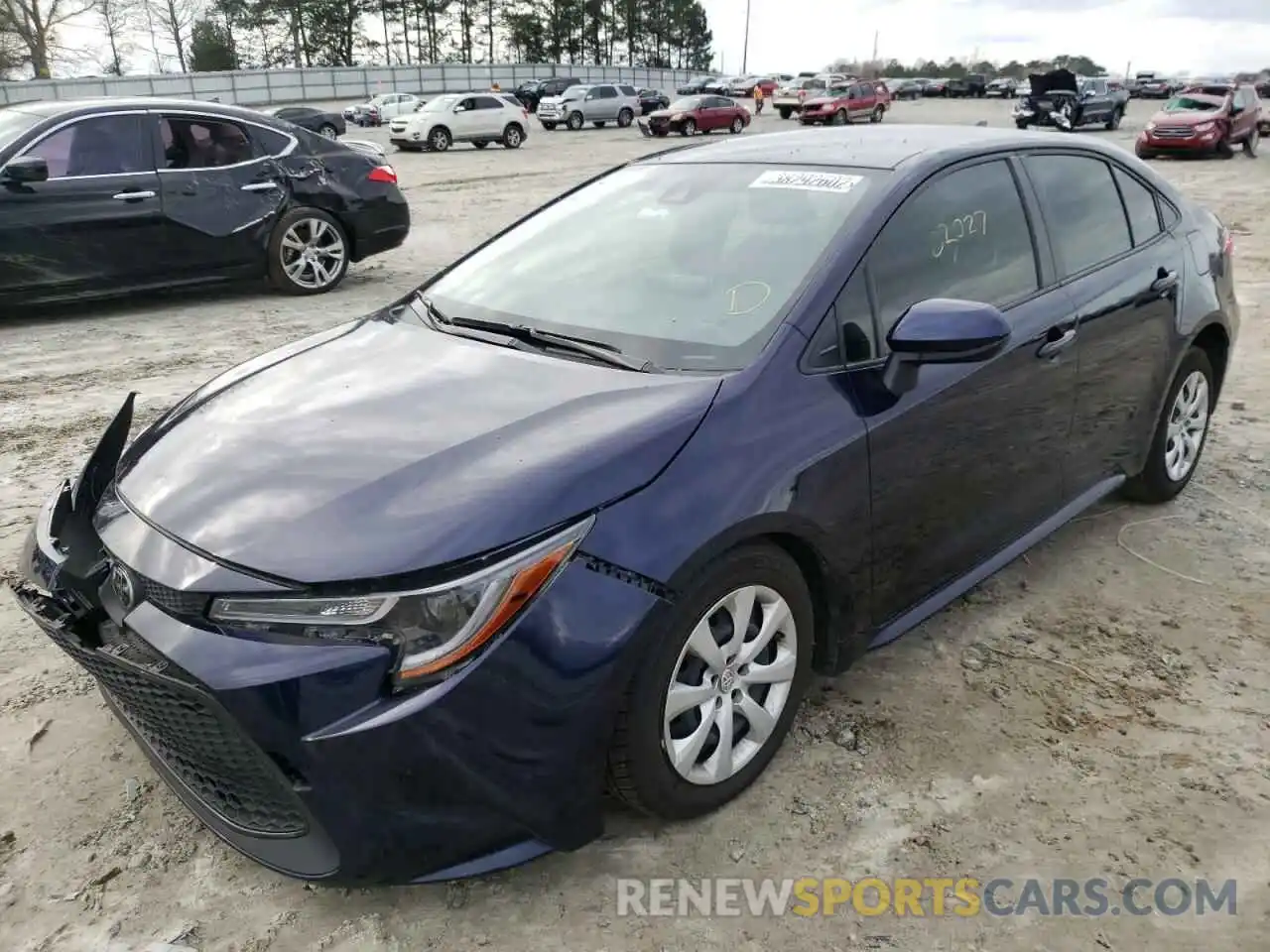 2 Photograph of a damaged car JTDEPMAE2MJ179922 TOYOTA COROLLA 2021