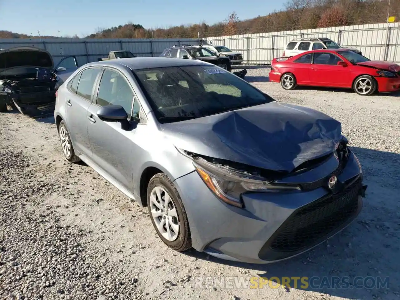 1 Photograph of a damaged car JTDEPMAE2MJ180231 TOYOTA COROLLA 2021