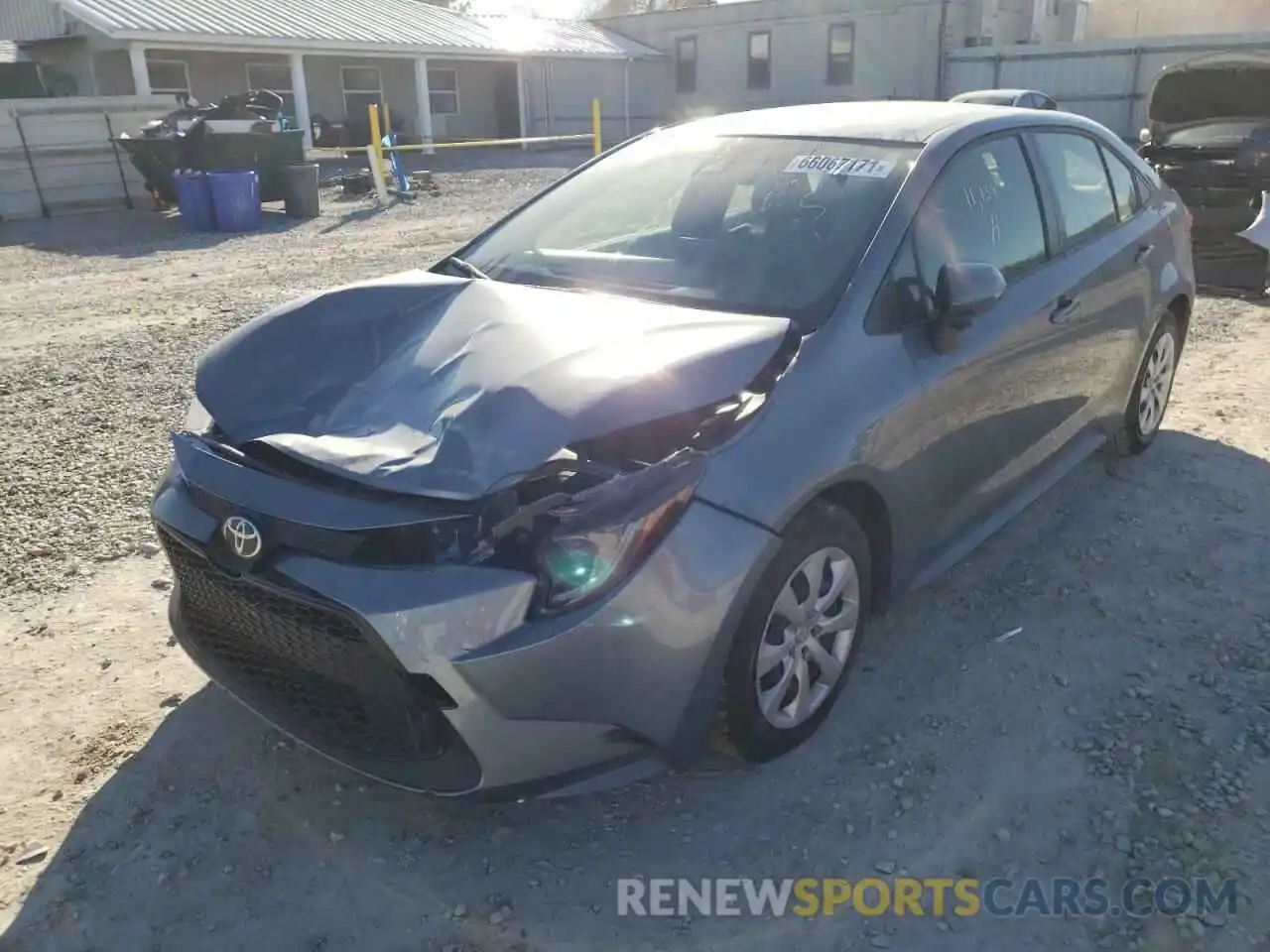 2 Photograph of a damaged car JTDEPMAE2MJ180231 TOYOTA COROLLA 2021