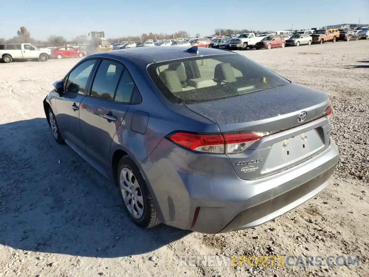 3 Photograph of a damaged car JTDEPMAE2MJ180231 TOYOTA COROLLA 2021