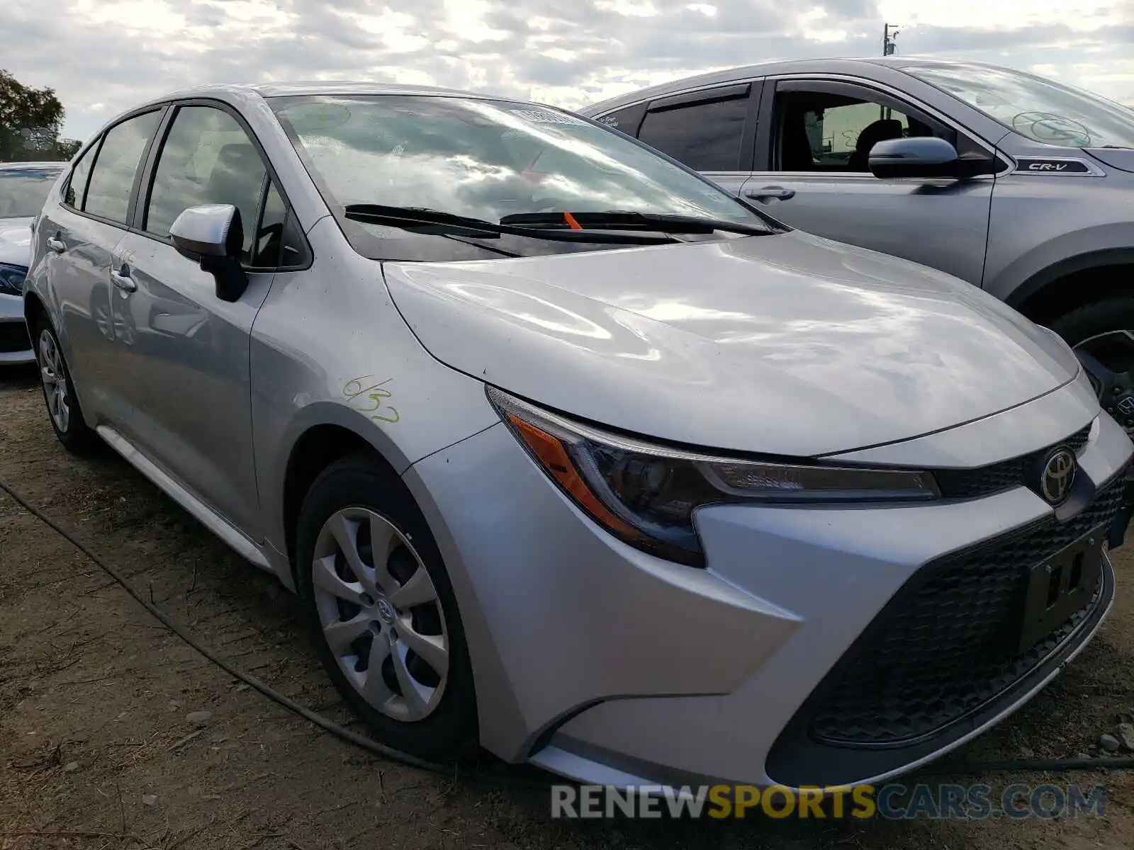 1 Photograph of a damaged car JTDEPMAE2MJ180357 TOYOTA COROLLA 2021