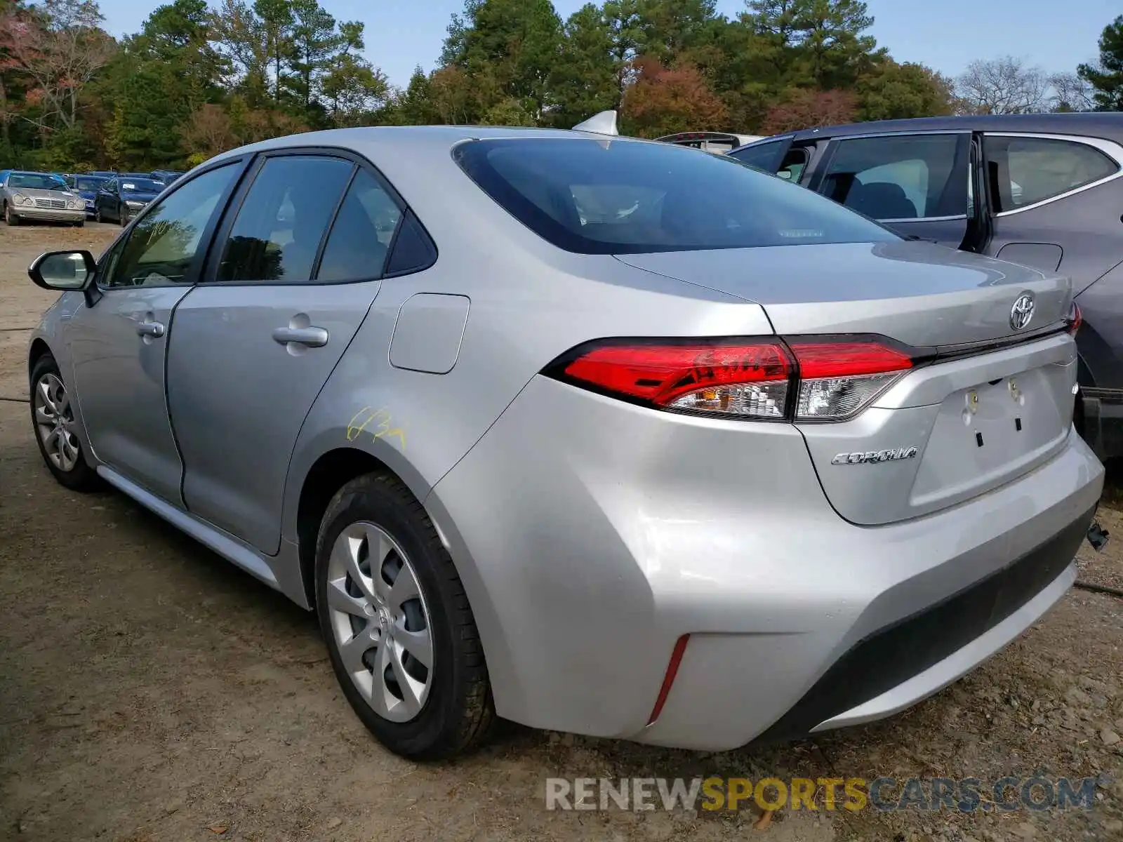 3 Photograph of a damaged car JTDEPMAE2MJ180357 TOYOTA COROLLA 2021