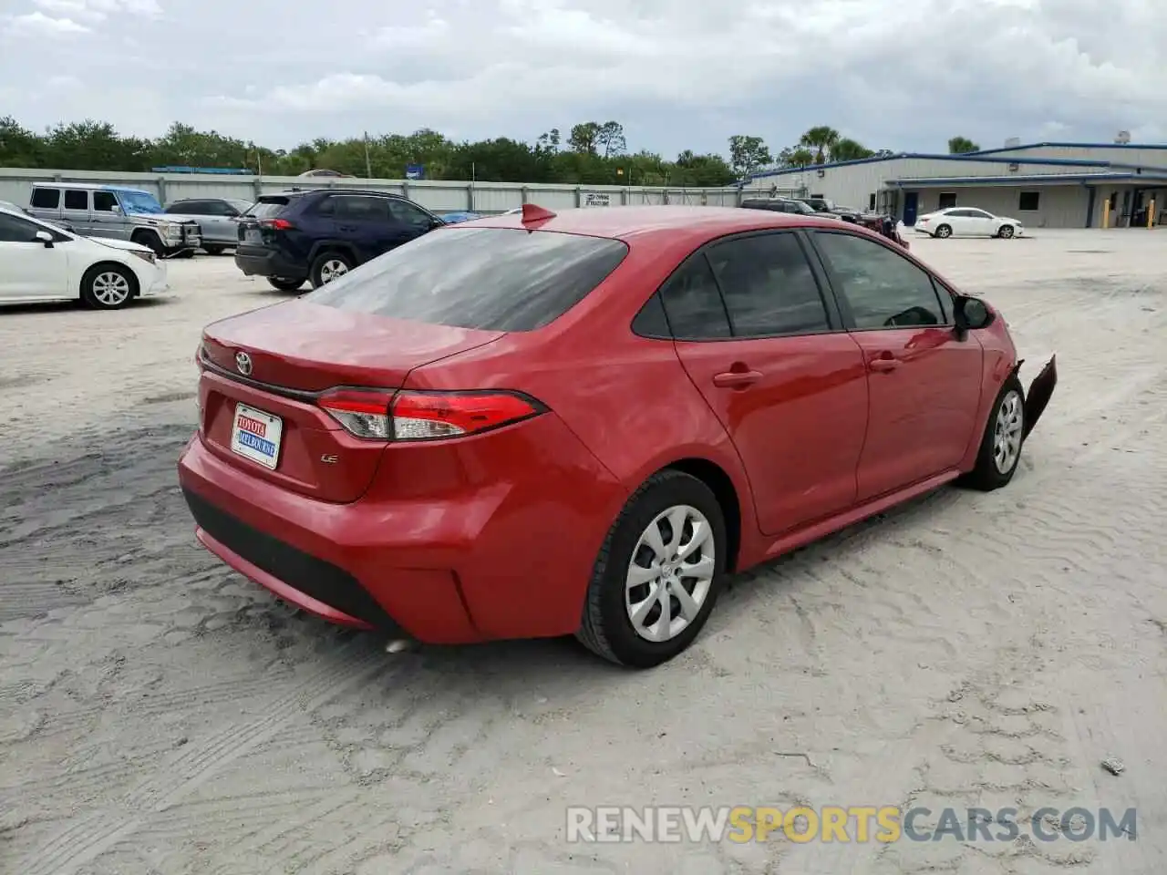 4 Photograph of a damaged car JTDEPMAE2MJ180505 TOYOTA COROLLA 2021