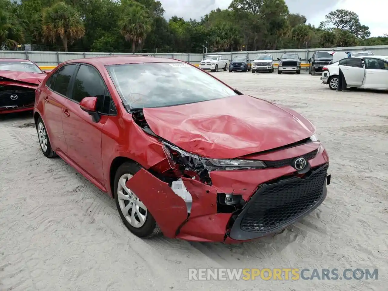 9 Photograph of a damaged car JTDEPMAE2MJ180505 TOYOTA COROLLA 2021