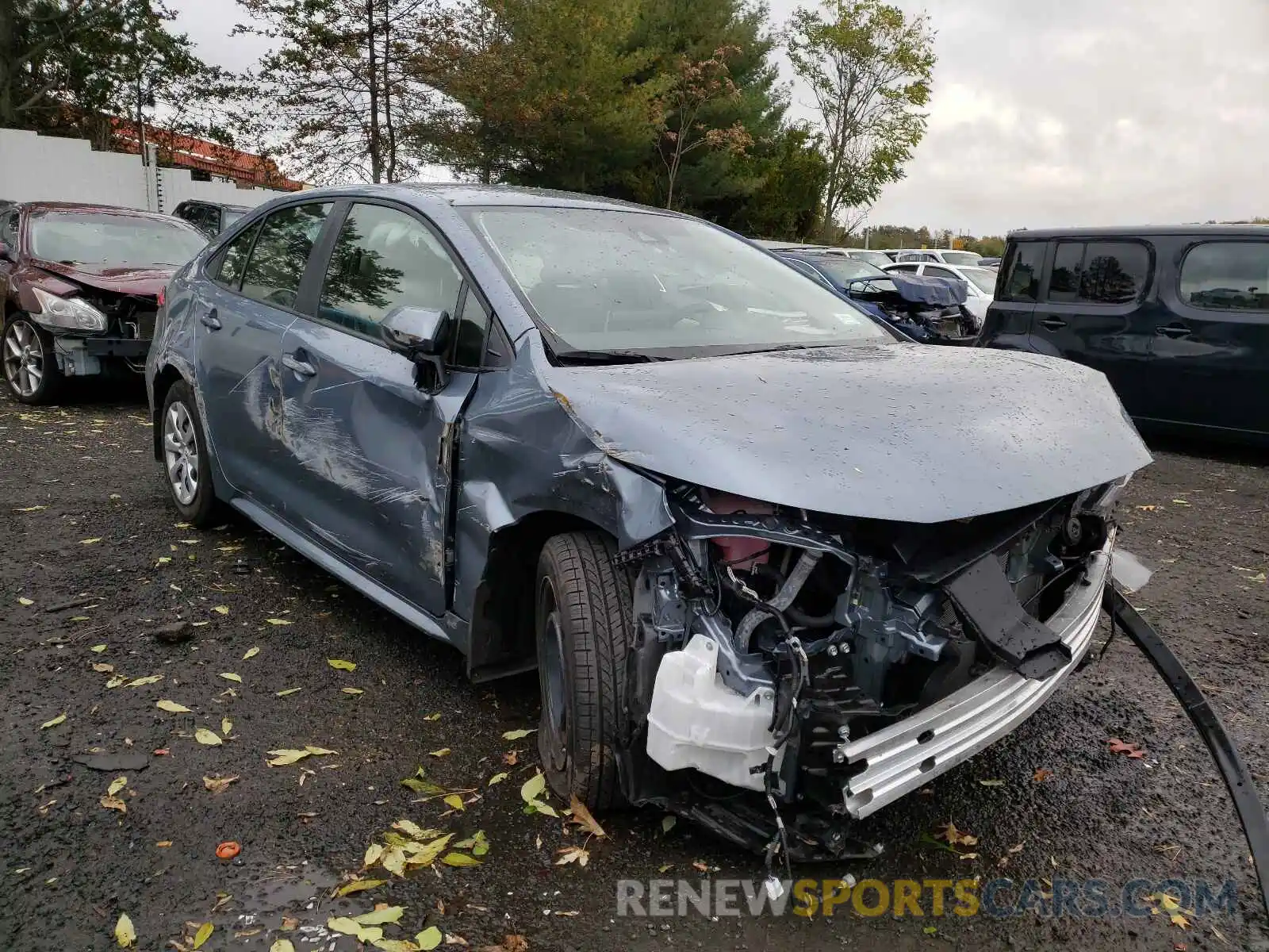 1 Photograph of a damaged car JTDEPMAE2MJ181251 TOYOTA COROLLA 2021