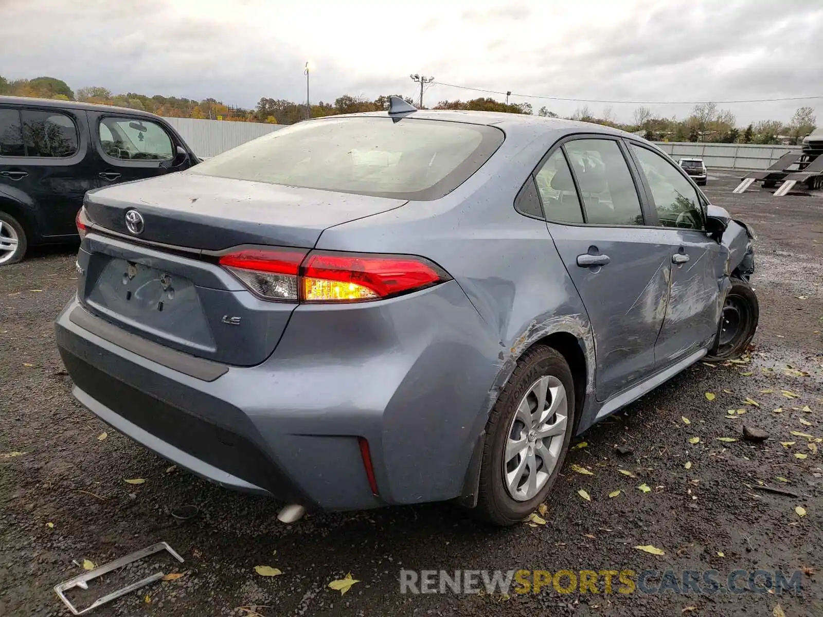 4 Photograph of a damaged car JTDEPMAE2MJ181251 TOYOTA COROLLA 2021