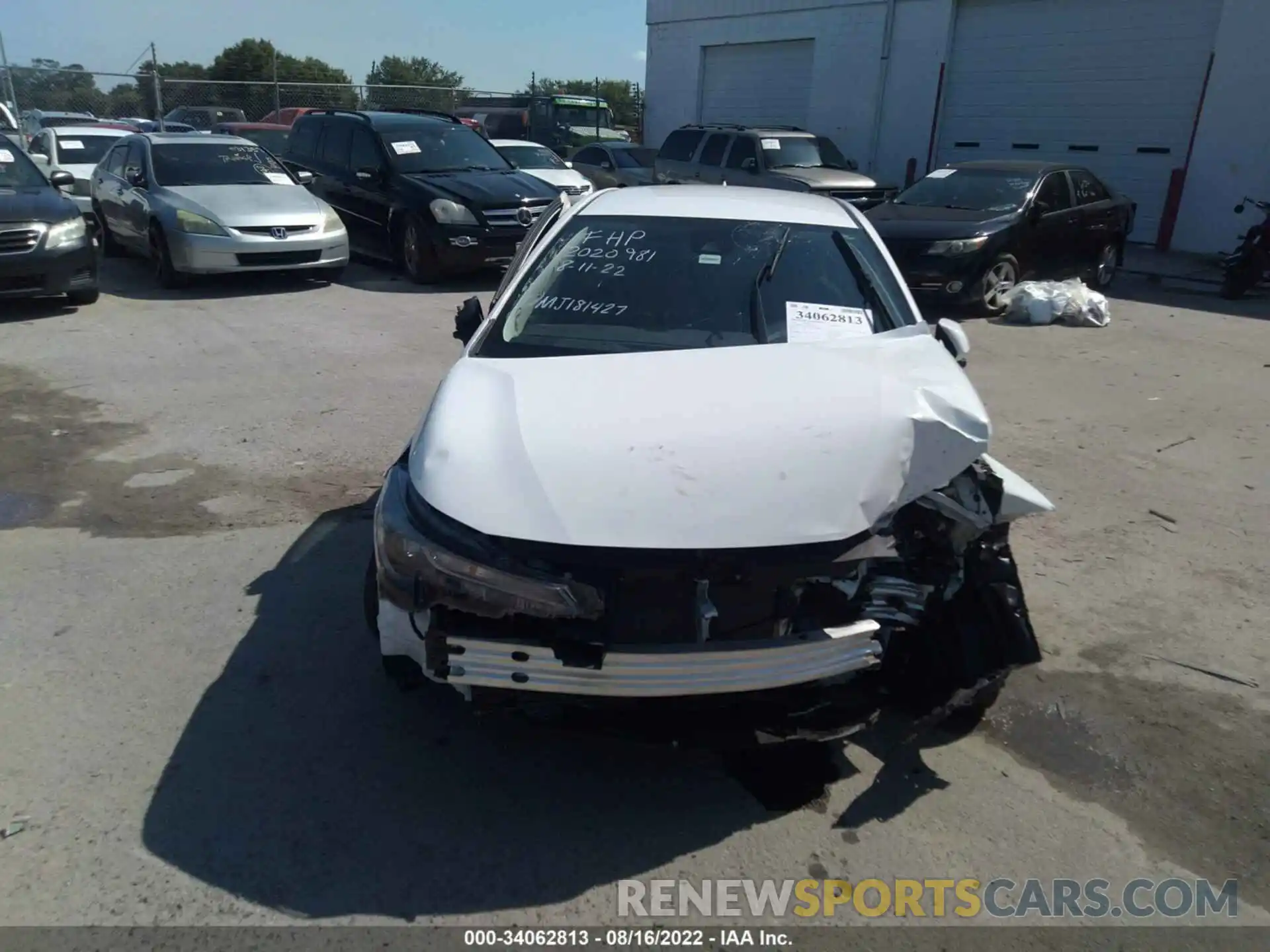 6 Photograph of a damaged car JTDEPMAE2MJ181427 TOYOTA COROLLA 2021