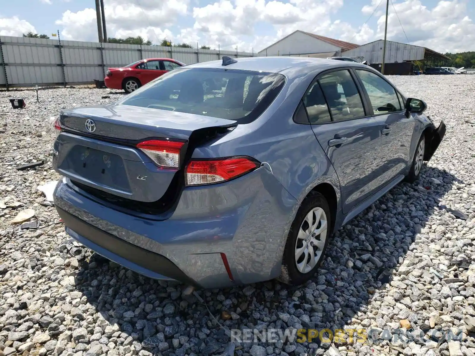 4 Photograph of a damaged car JTDEPMAE2MJ181525 TOYOTA COROLLA 2021