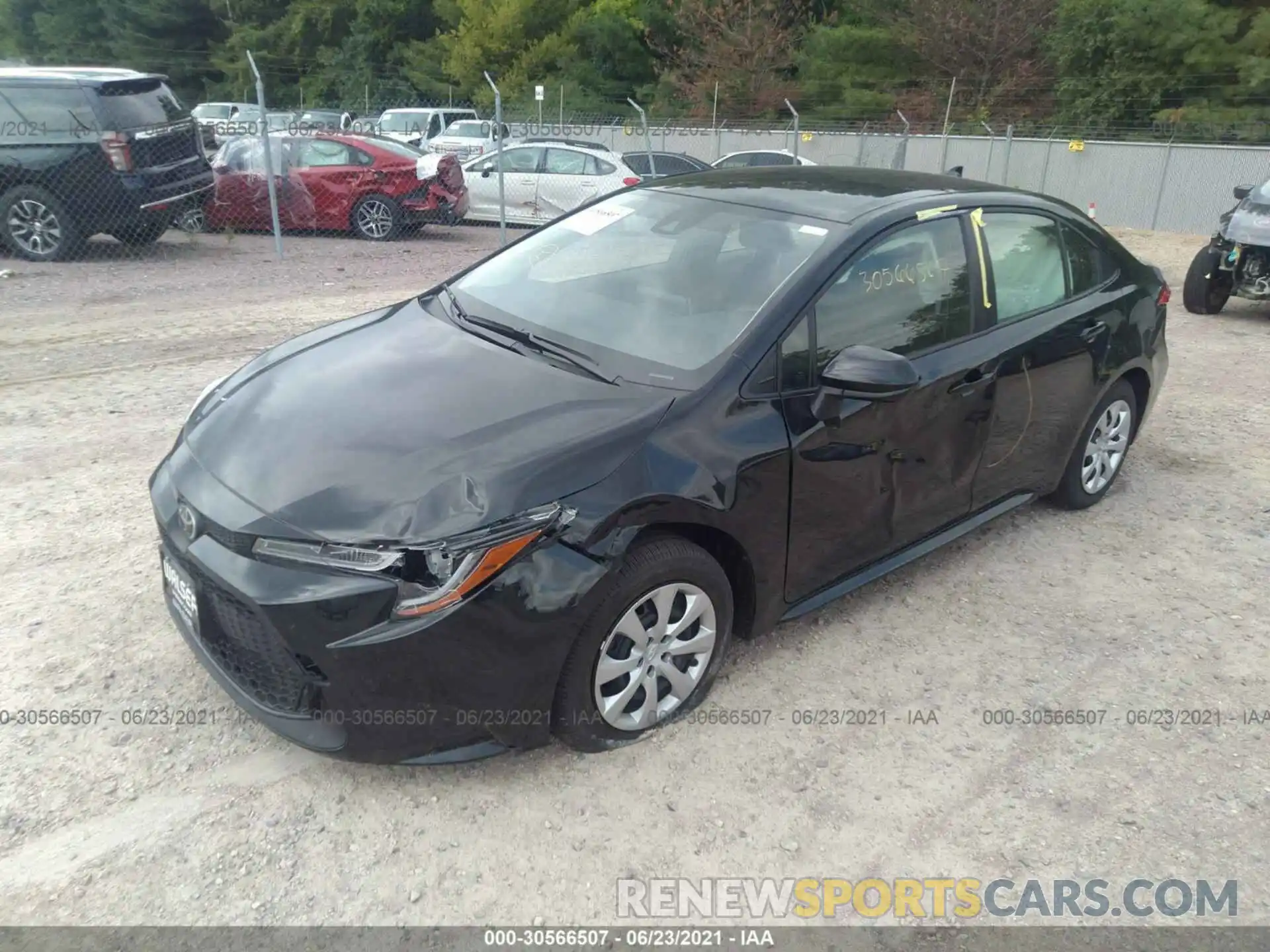 2 Photograph of a damaged car JTDEPMAE2MJ182027 TOYOTA COROLLA 2021