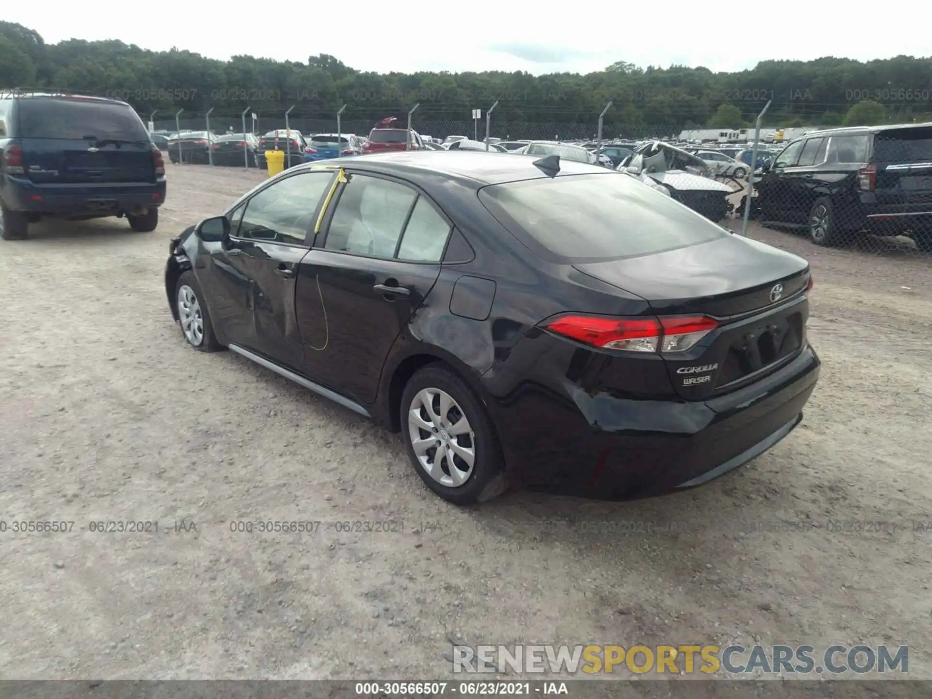 3 Photograph of a damaged car JTDEPMAE2MJ182027 TOYOTA COROLLA 2021