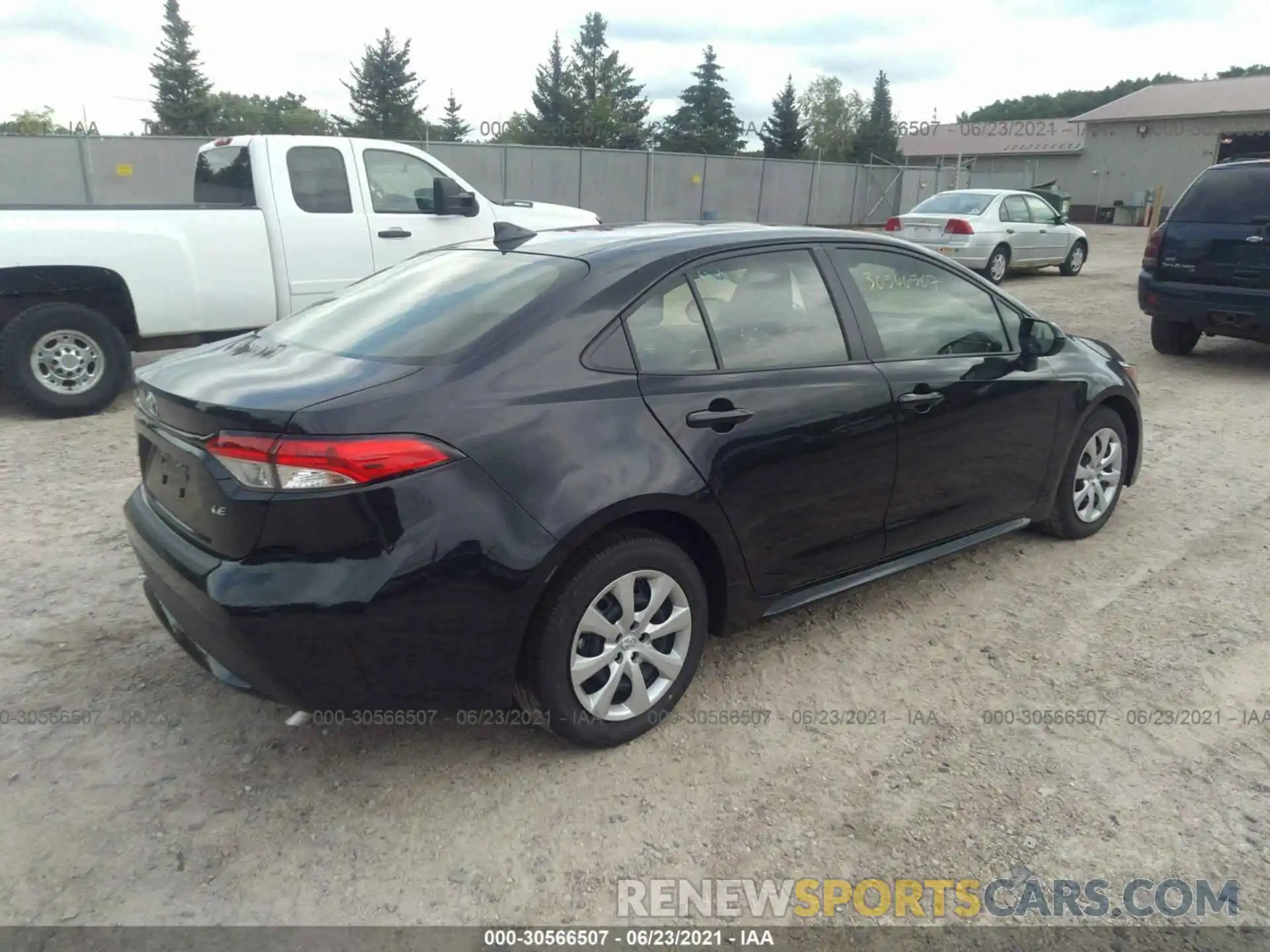 4 Photograph of a damaged car JTDEPMAE2MJ182027 TOYOTA COROLLA 2021