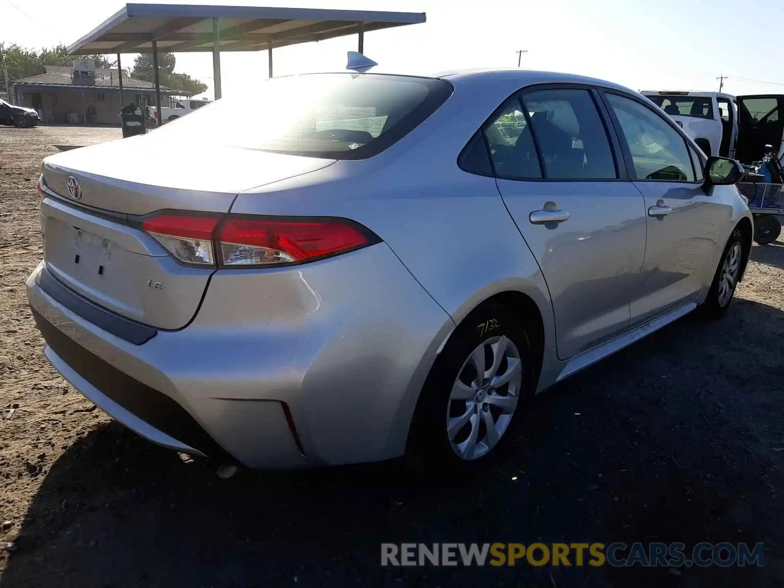 4 Photograph of a damaged car JTDEPMAE2MJ182559 TOYOTA COROLLA 2021