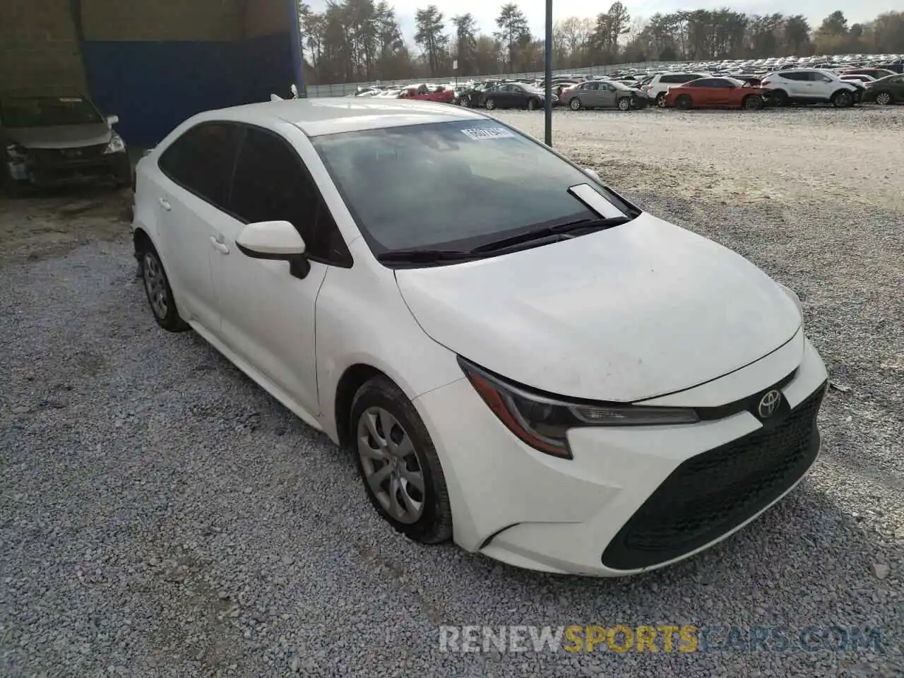 1 Photograph of a damaged car JTDEPMAE2MJ182867 TOYOTA COROLLA 2021