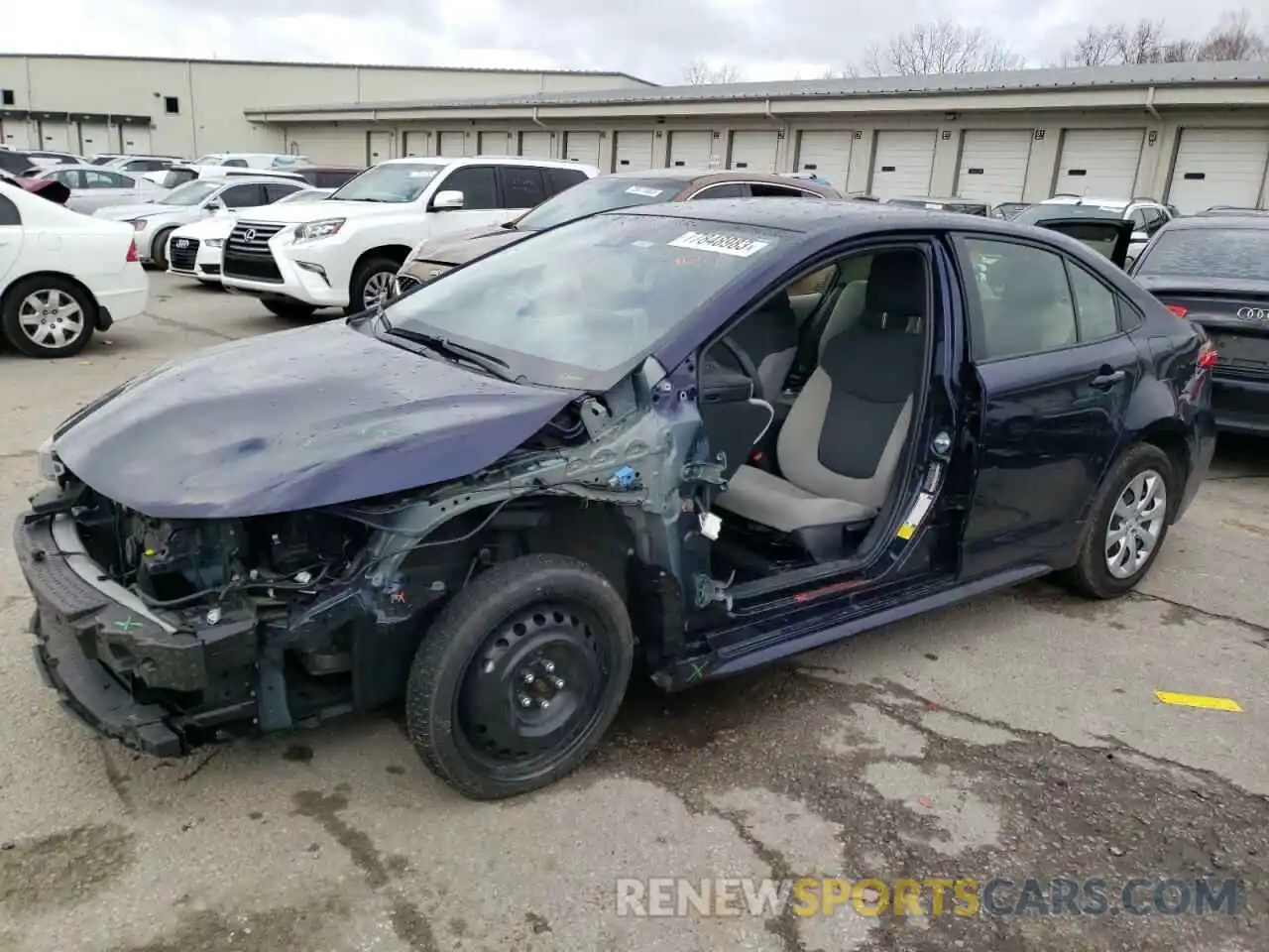 1 Photograph of a damaged car JTDEPMAE2MJ183842 TOYOTA COROLLA 2021