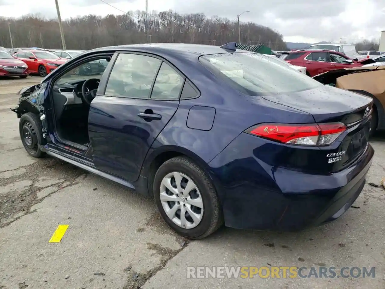 2 Photograph of a damaged car JTDEPMAE2MJ183842 TOYOTA COROLLA 2021