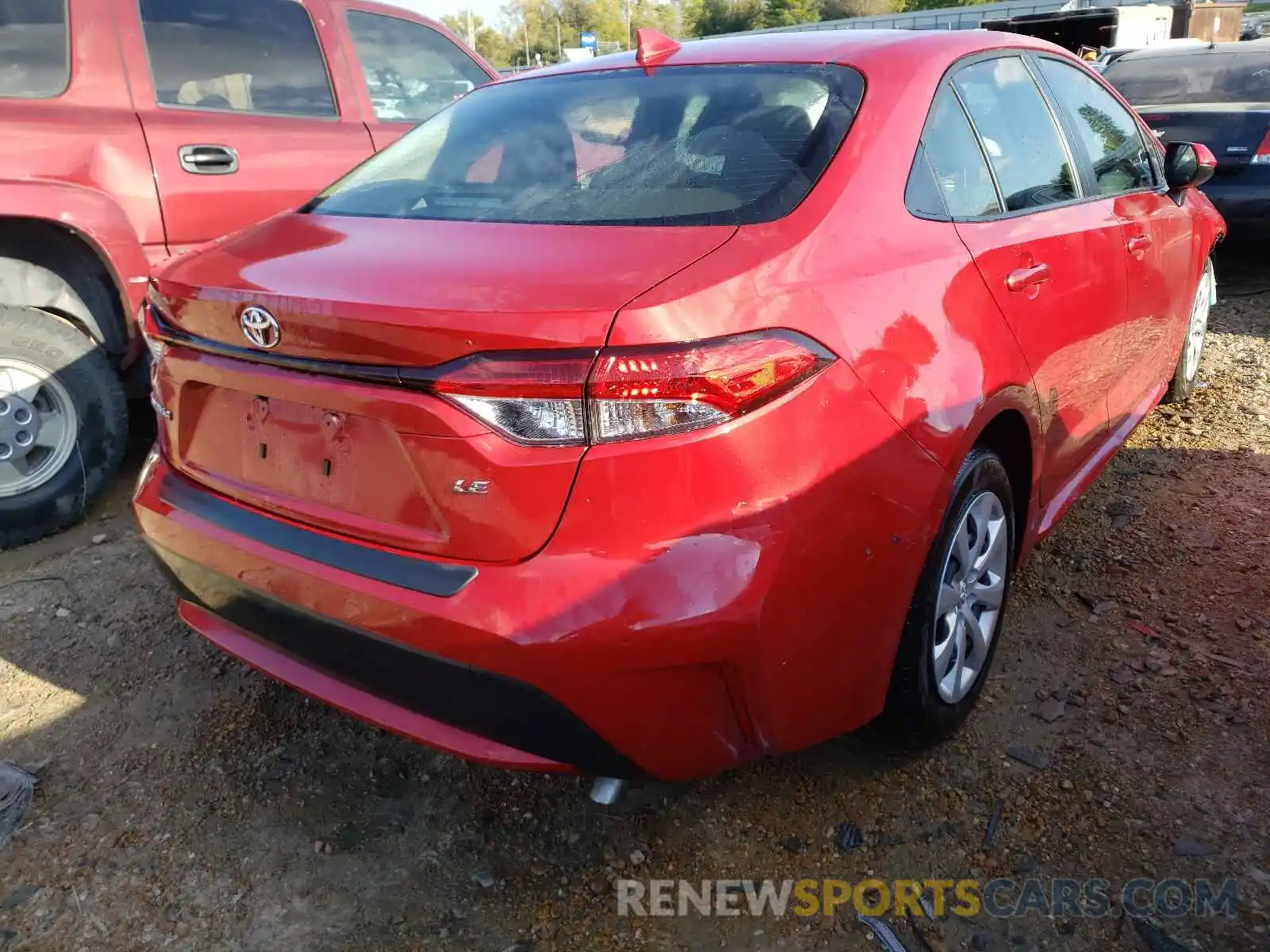 4 Photograph of a damaged car JTDEPMAE2MJ184148 TOYOTA COROLLA 2021