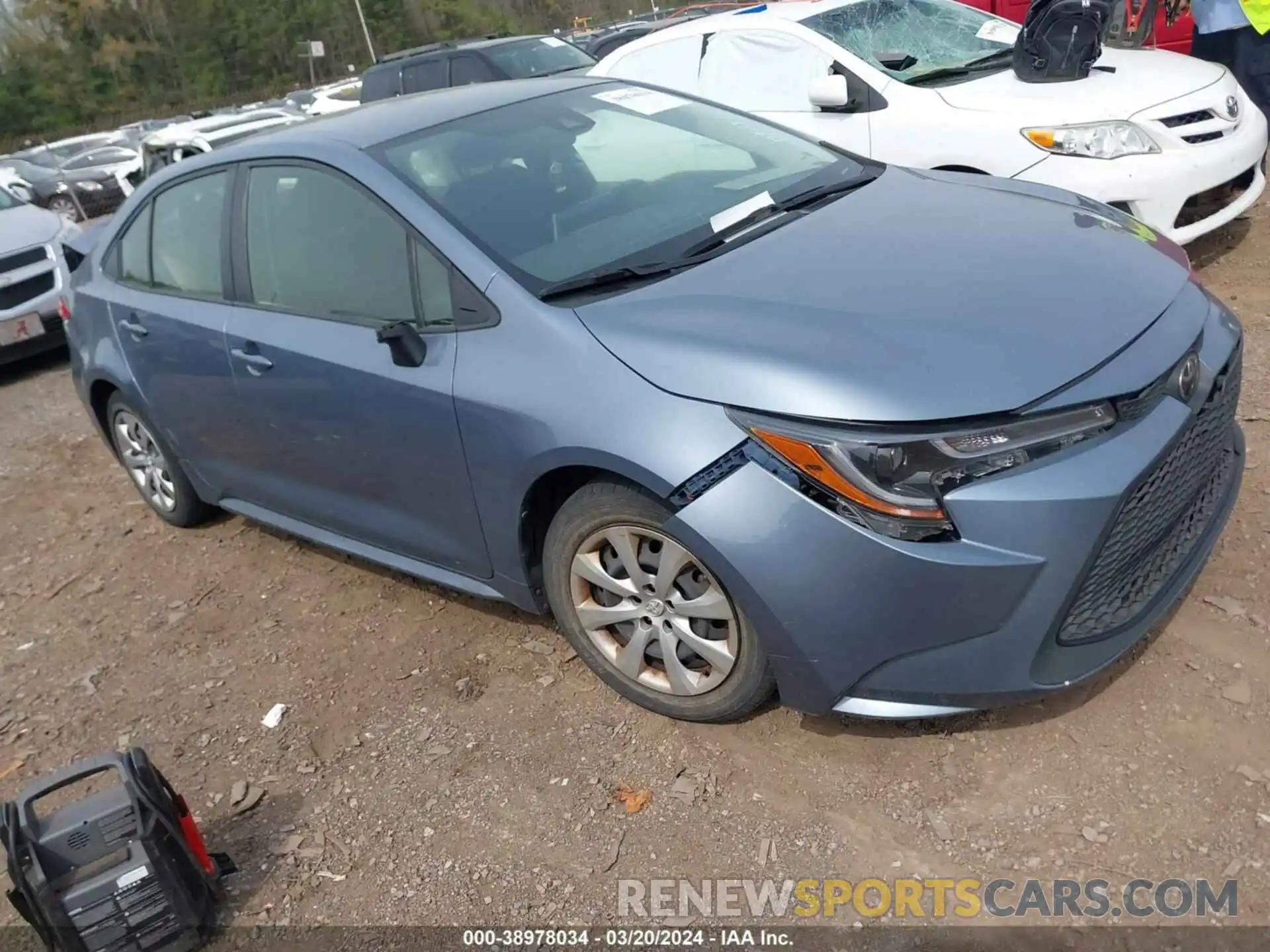 1 Photograph of a damaged car JTDEPMAE2MJ184621 TOYOTA COROLLA 2021