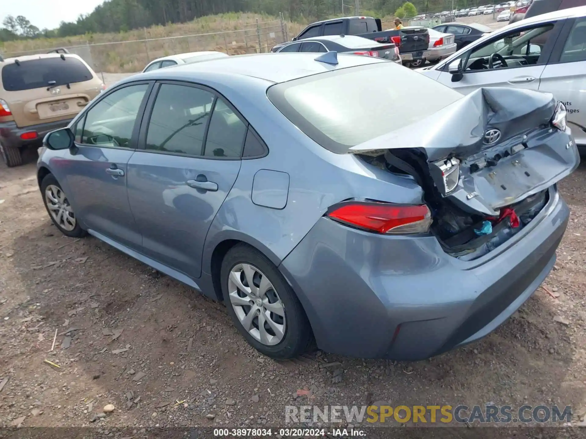 3 Photograph of a damaged car JTDEPMAE2MJ184621 TOYOTA COROLLA 2021