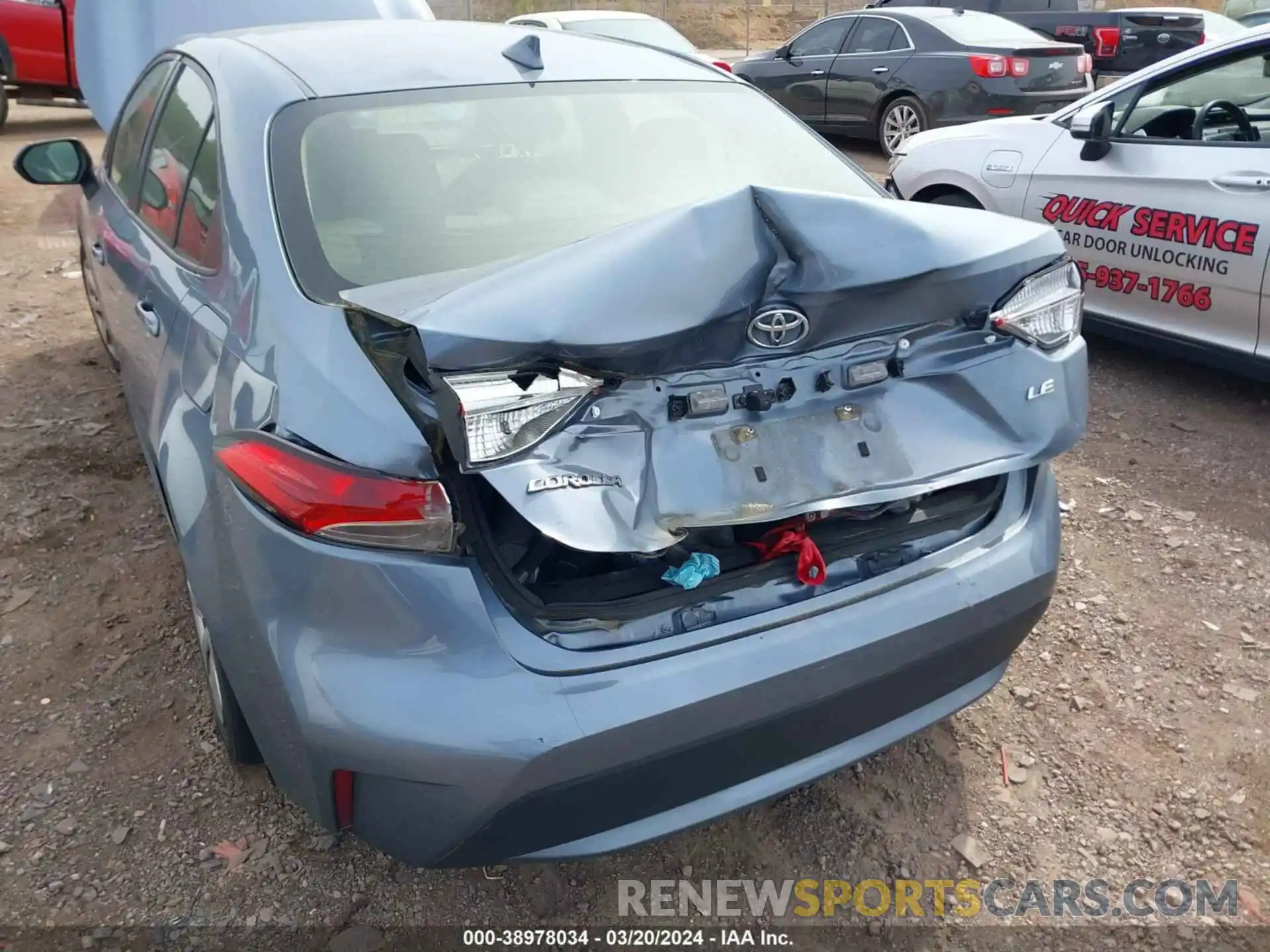 6 Photograph of a damaged car JTDEPMAE2MJ184621 TOYOTA COROLLA 2021