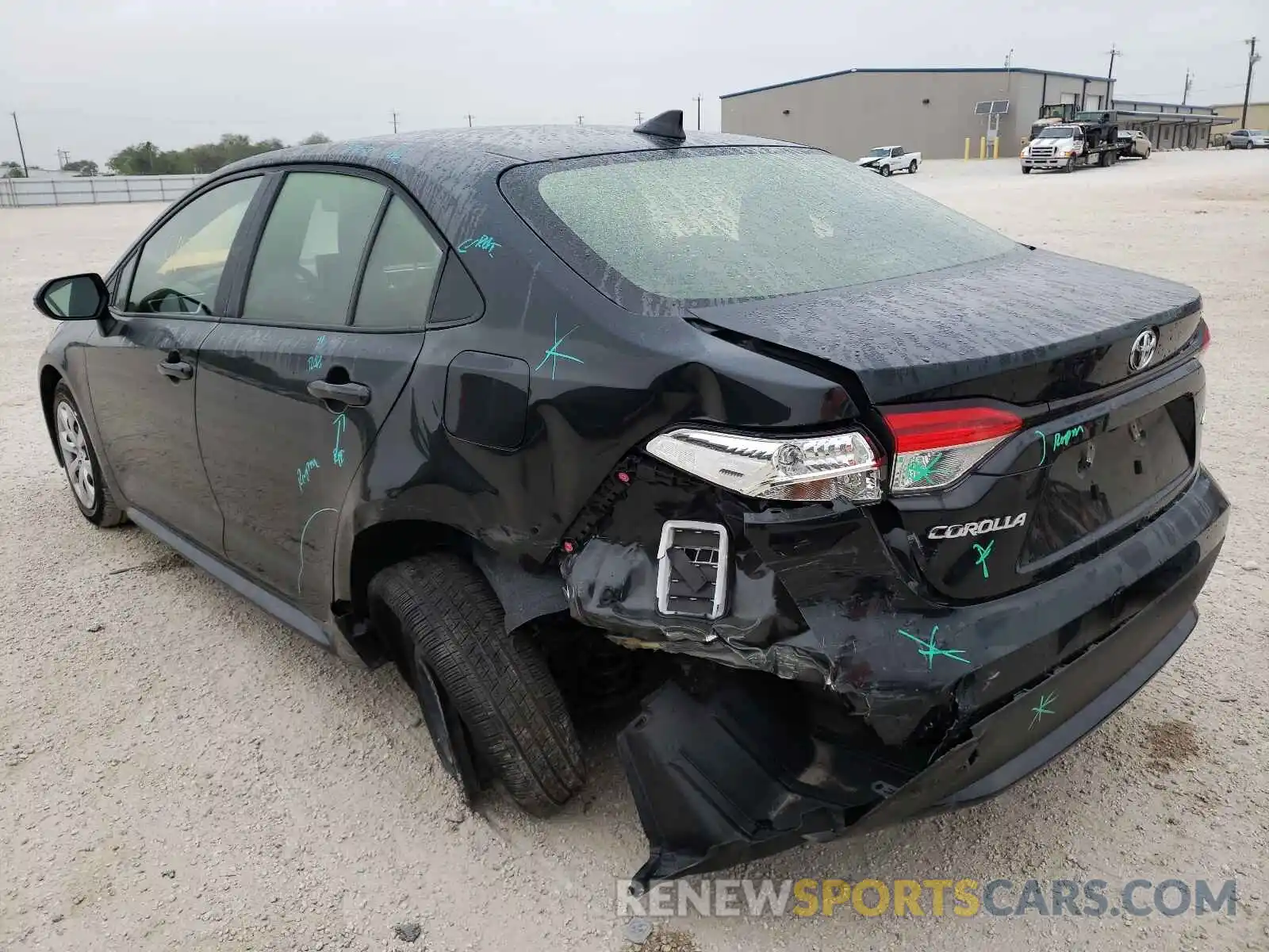 3 Photograph of a damaged car JTDEPMAE2MJ184733 TOYOTA COROLLA 2021