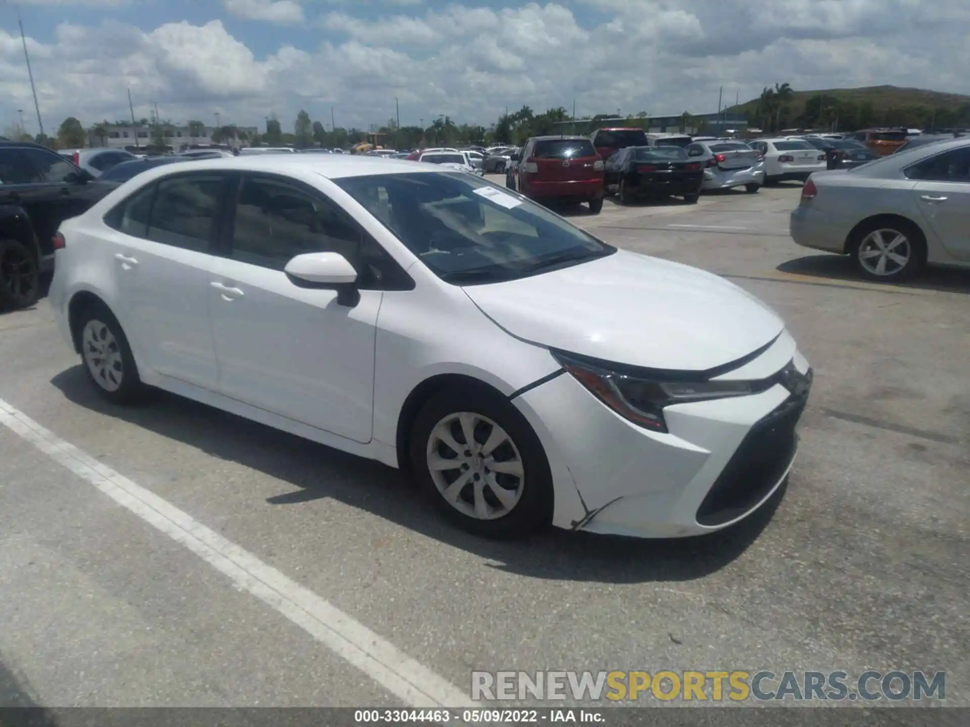 1 Photograph of a damaged car JTDEPMAE2MJ186353 TOYOTA COROLLA 2021