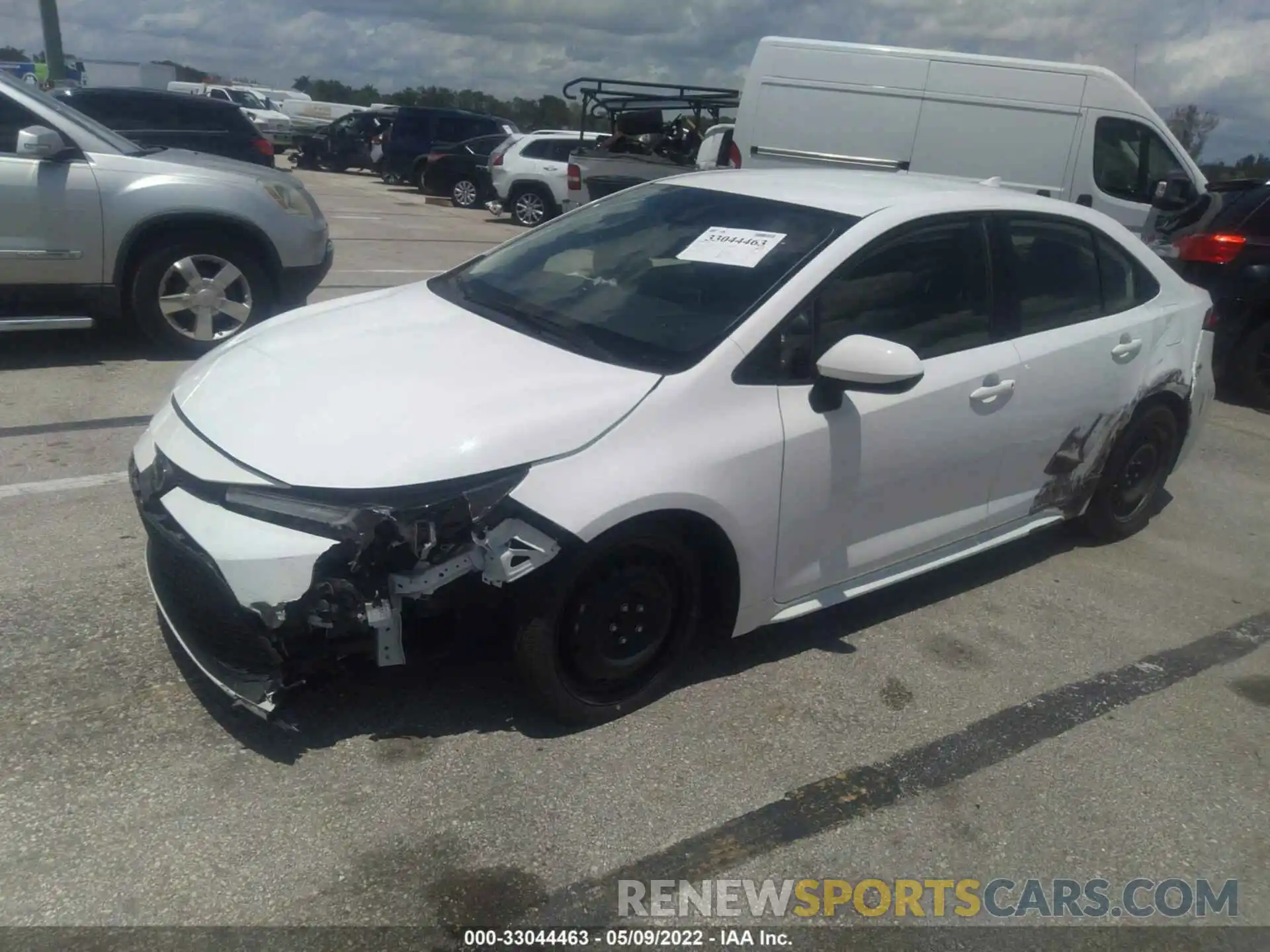 2 Photograph of a damaged car JTDEPMAE2MJ186353 TOYOTA COROLLA 2021