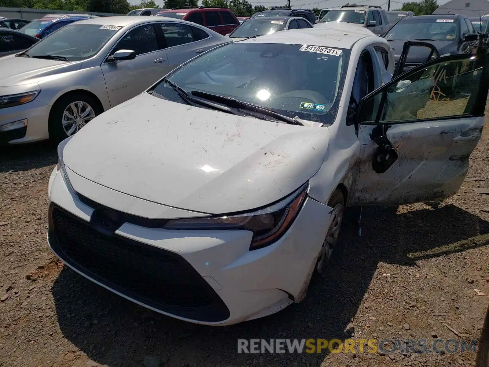 2 Photograph of a damaged car JTDEPMAE2MJ188135 TOYOTA COROLLA 2021