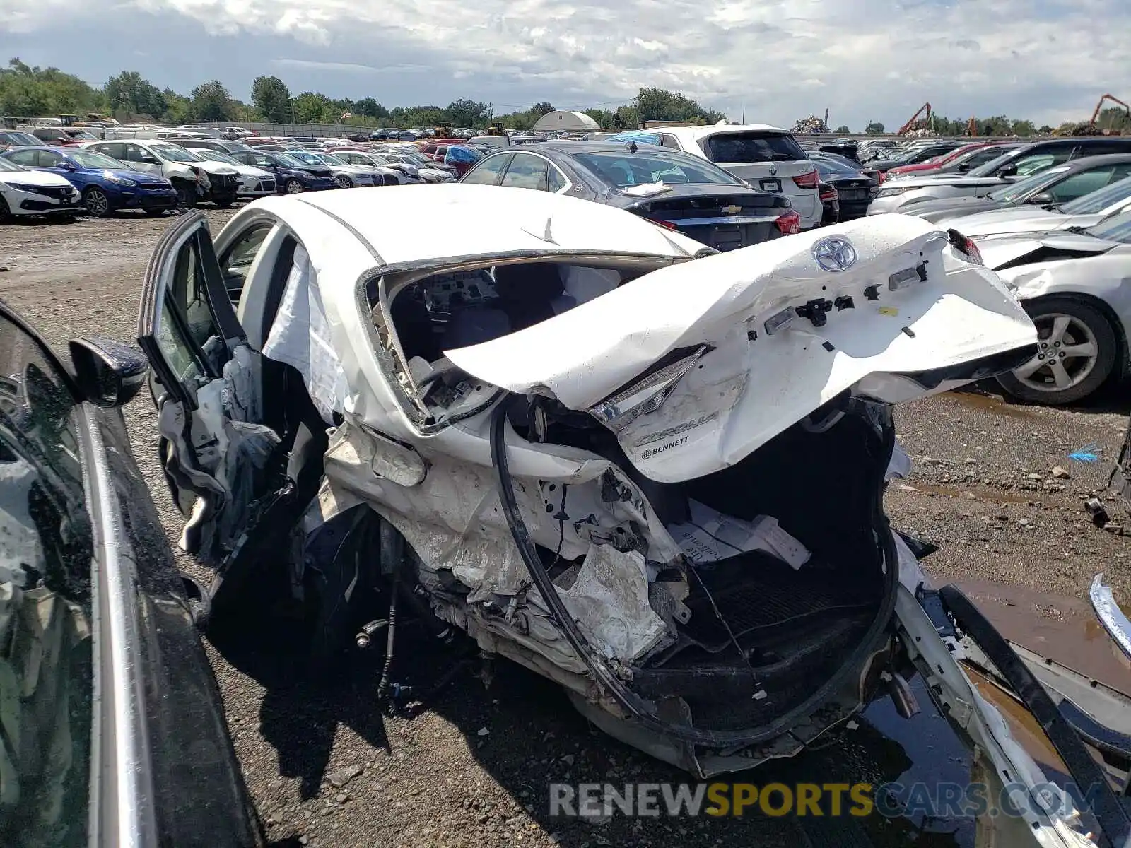 3 Photograph of a damaged car JTDEPMAE2MJ188135 TOYOTA COROLLA 2021