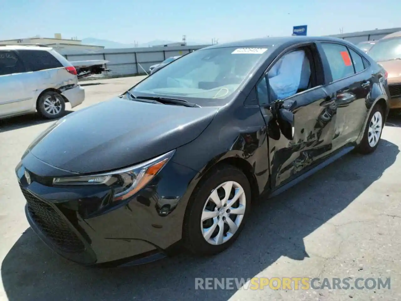 2 Photograph of a damaged car JTDEPMAE2MJ188197 TOYOTA COROLLA 2021