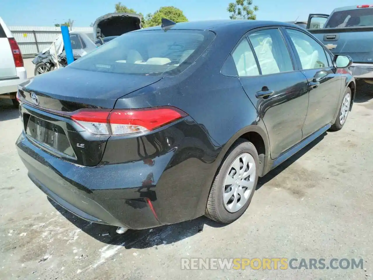 4 Photograph of a damaged car JTDEPMAE2MJ188197 TOYOTA COROLLA 2021