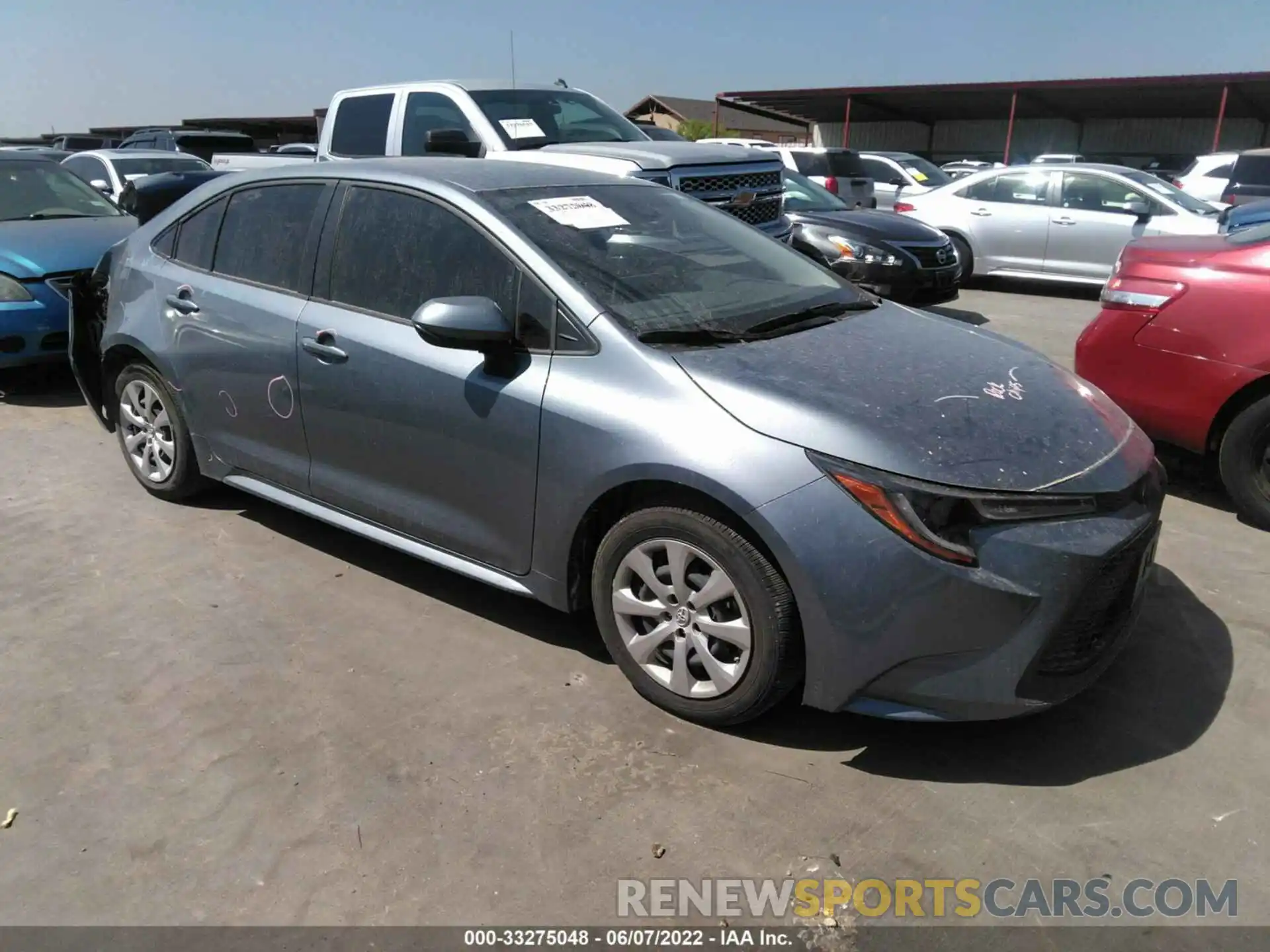 1 Photograph of a damaged car JTDEPMAE2MJ189267 TOYOTA COROLLA 2021