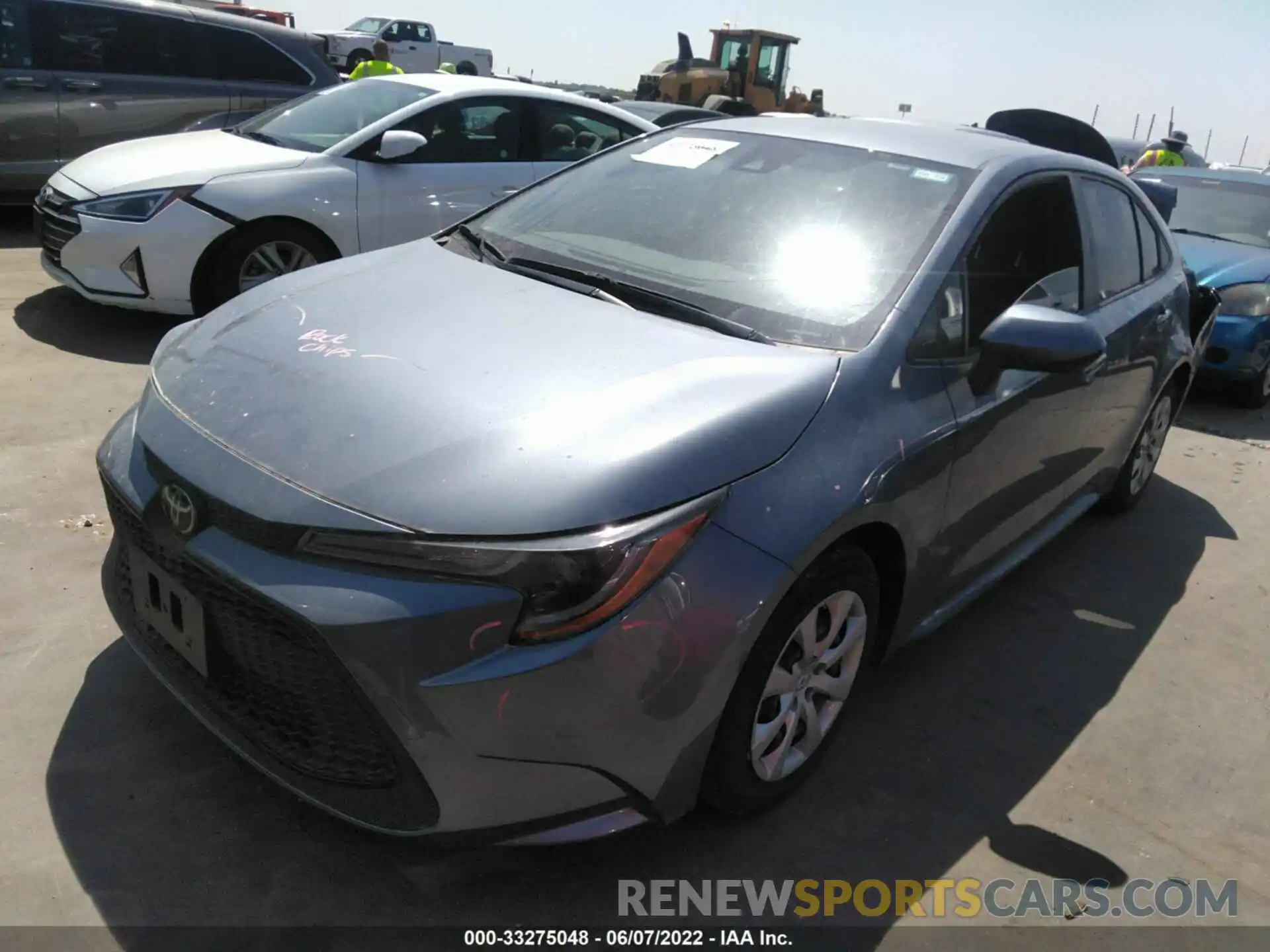 2 Photograph of a damaged car JTDEPMAE2MJ189267 TOYOTA COROLLA 2021